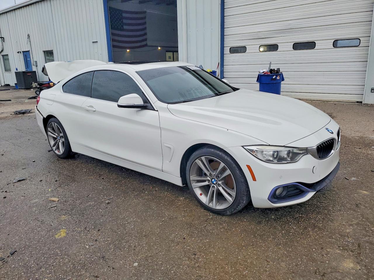 2017 Bmw 430i Белый vin: WBA4R7C52HK679838
