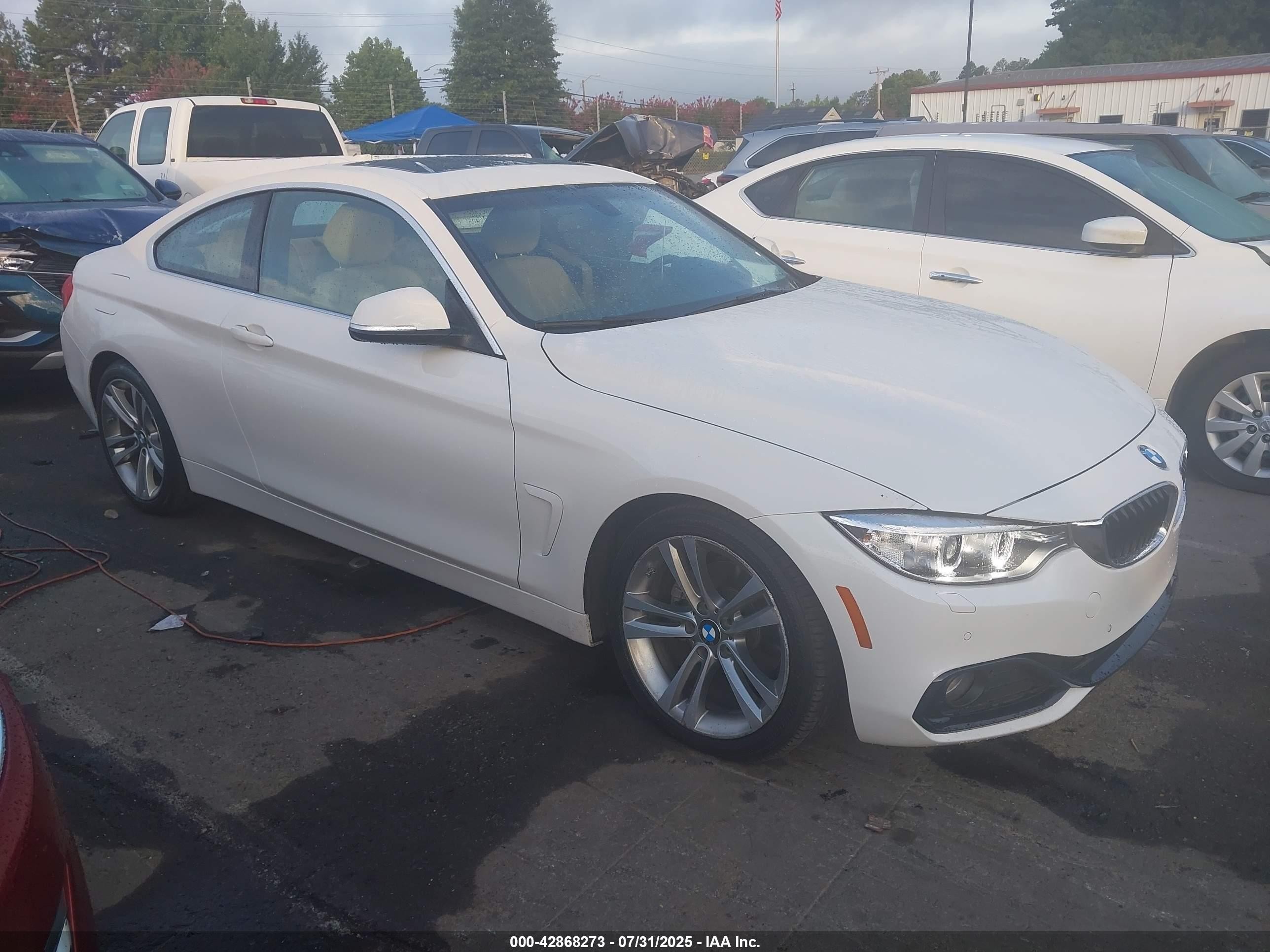 2017 Bmw 430i Xdrive White vin: WBA4R9C56HK878418