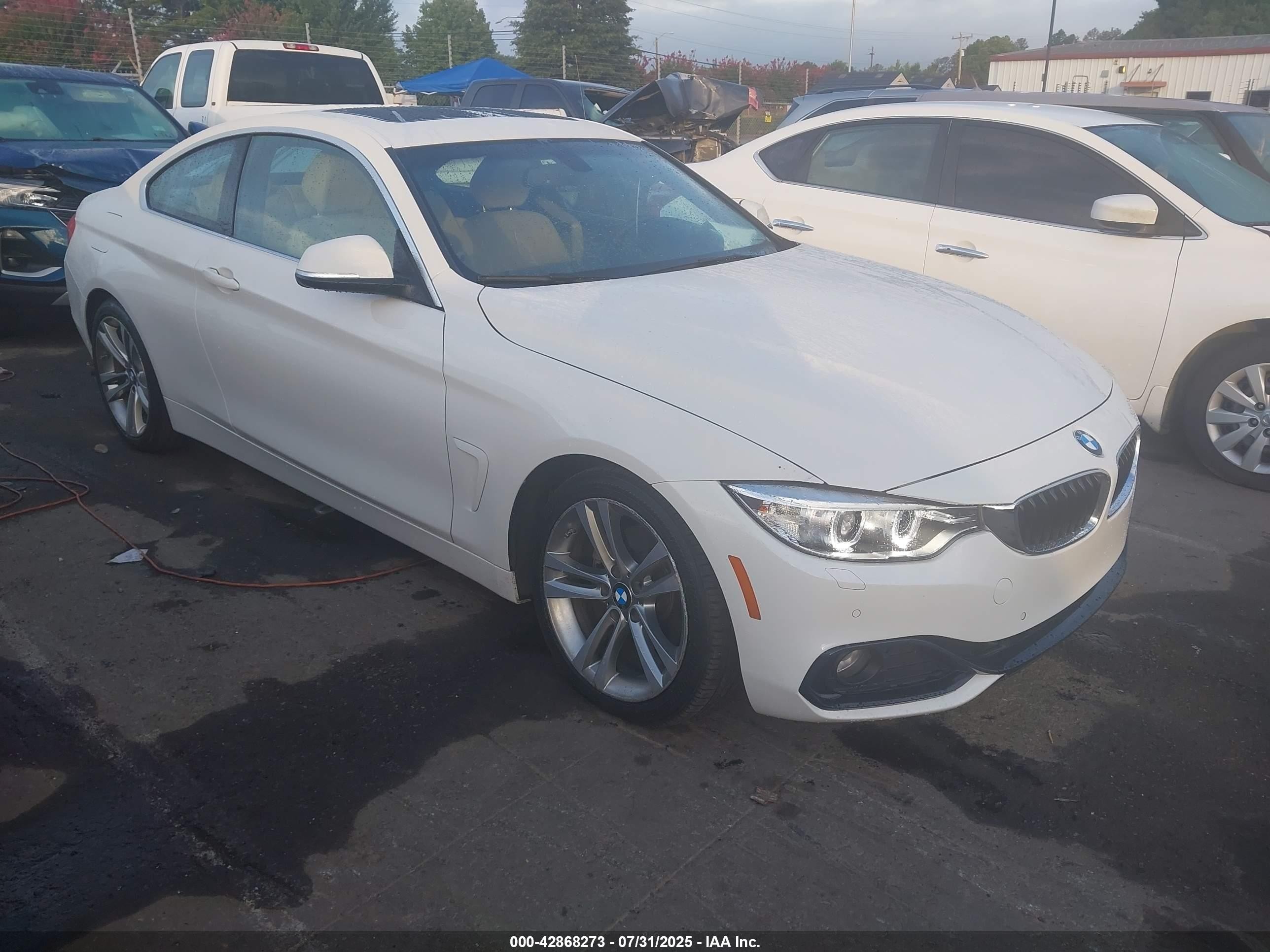 2017 Bmw 430i Xdrive White vin: WBA4R9C56HK878418