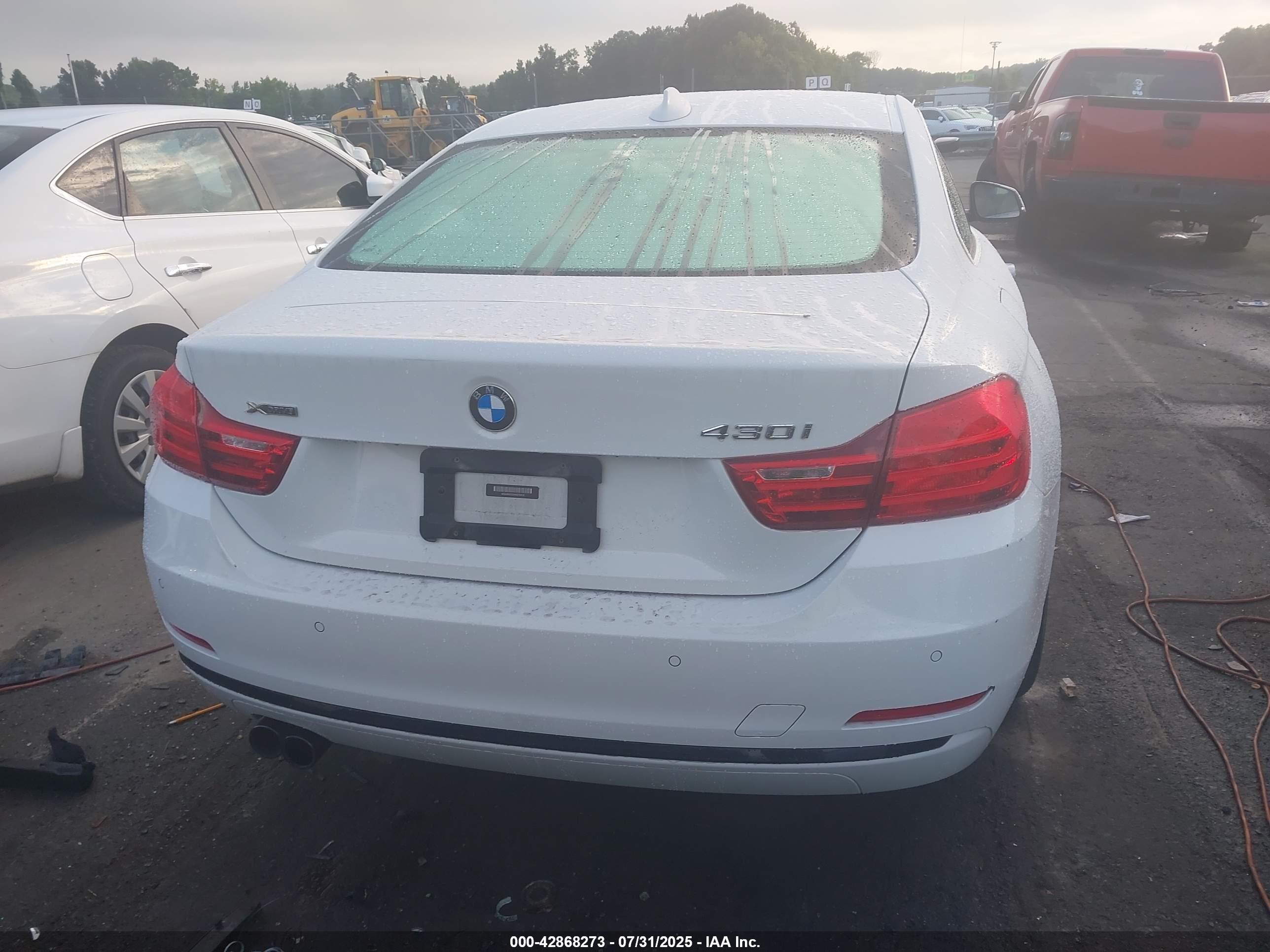 2017 Bmw 430i Xdrive White vin: WBA4R9C56HK878418