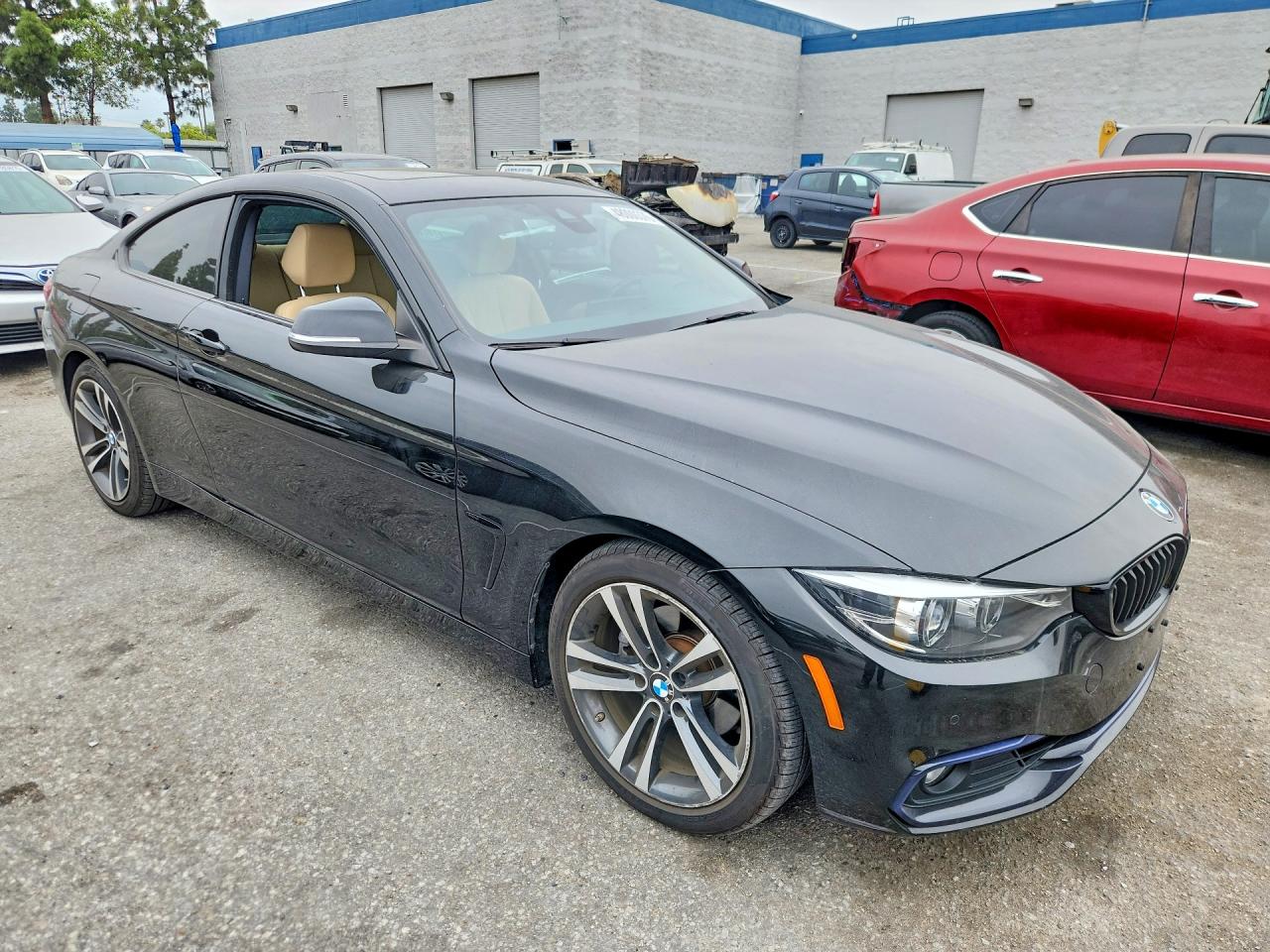 2020 Bmw 430i Черный vin: WBA4W3C04LFH44621
