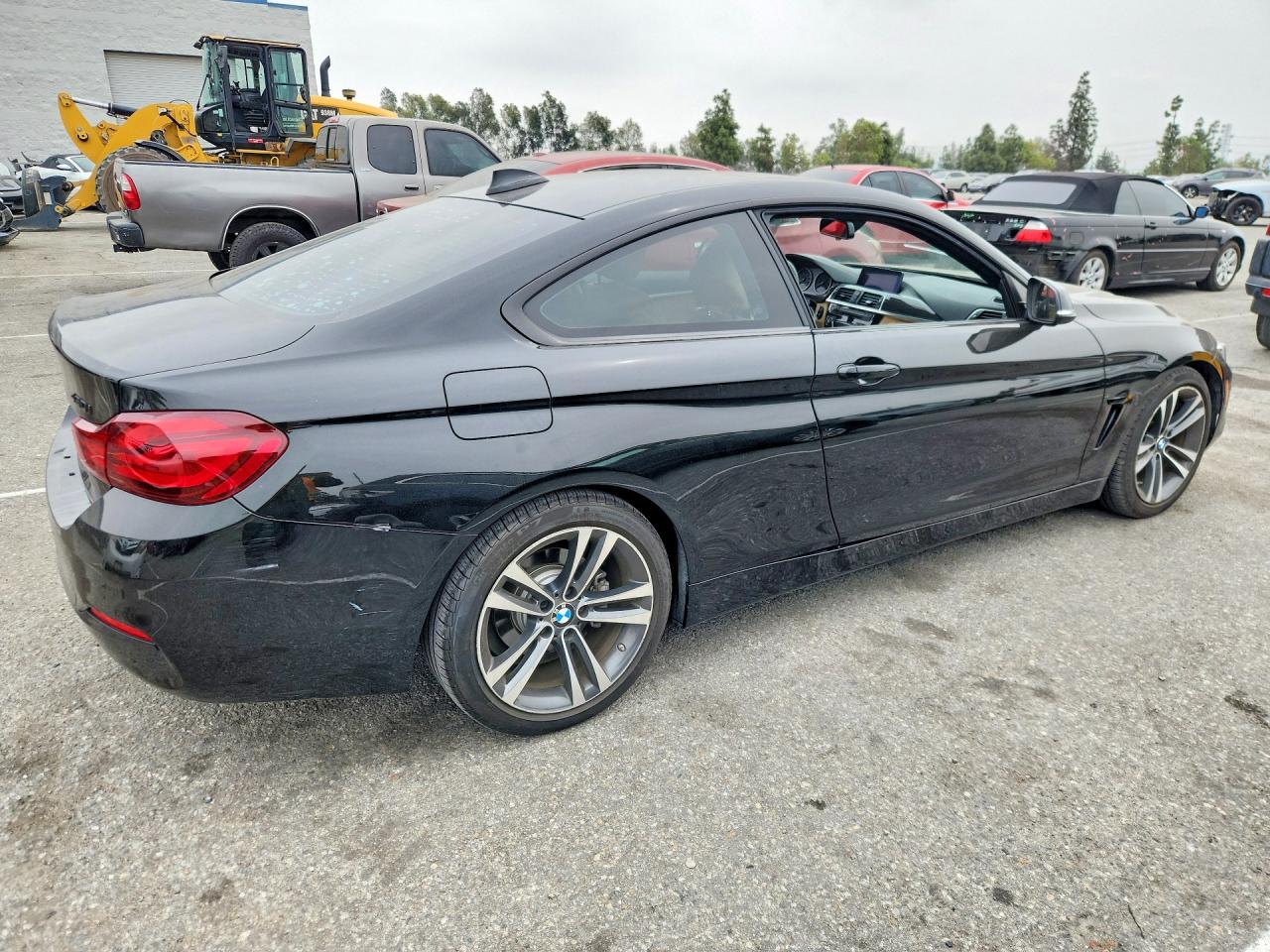 2020 Bmw 430i Черный vin: WBA4W3C04LFH44621