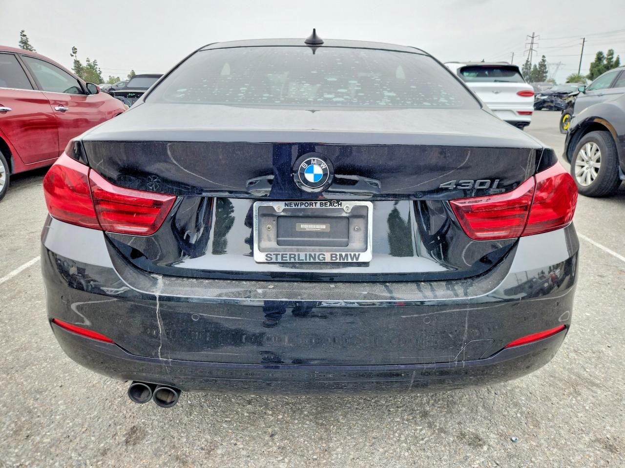2020 Bmw 430i Черный vin: WBA4W3C04LFH44621