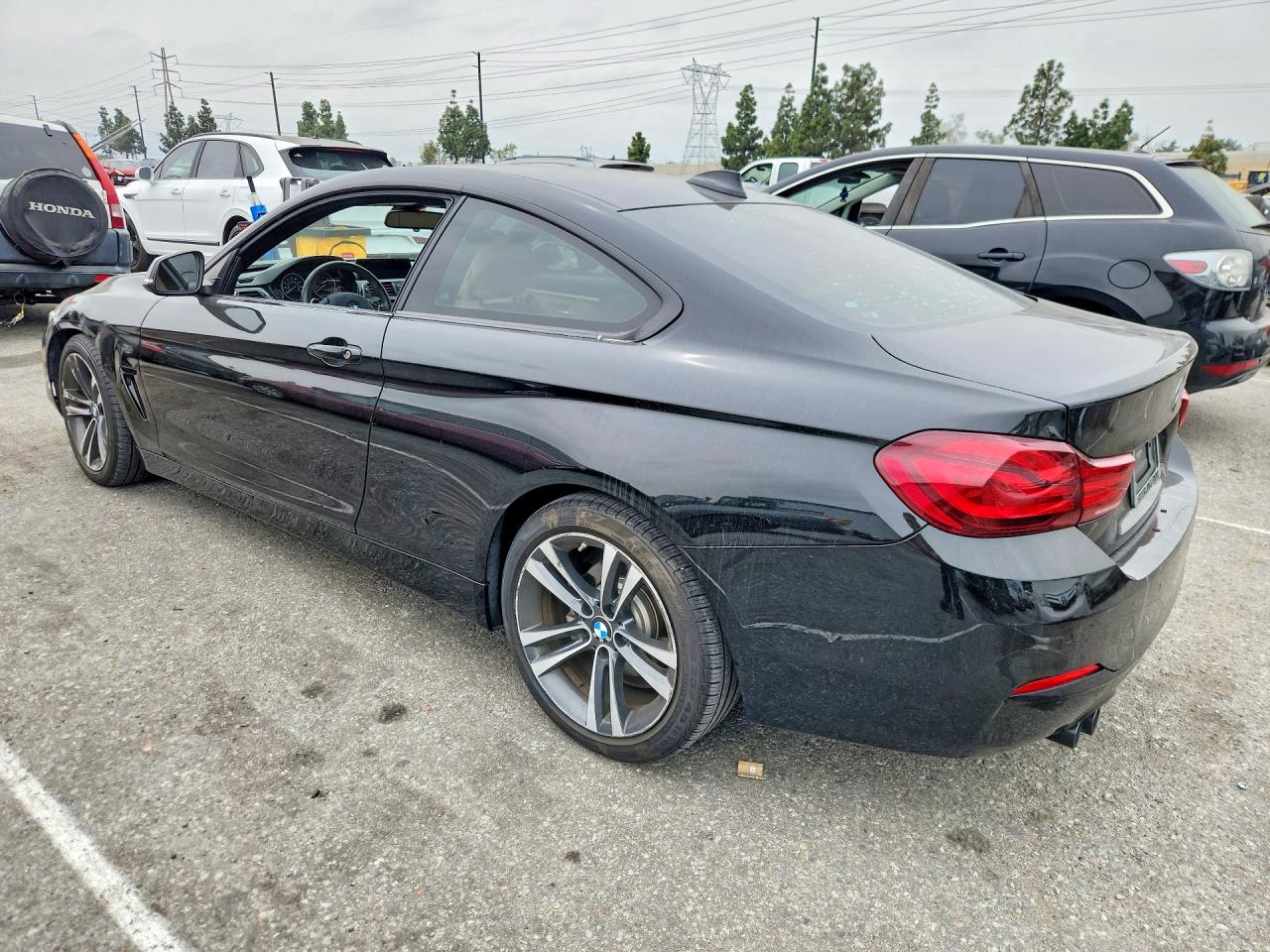 2020 Bmw 430i Черный vin: WBA4W3C04LFH44621