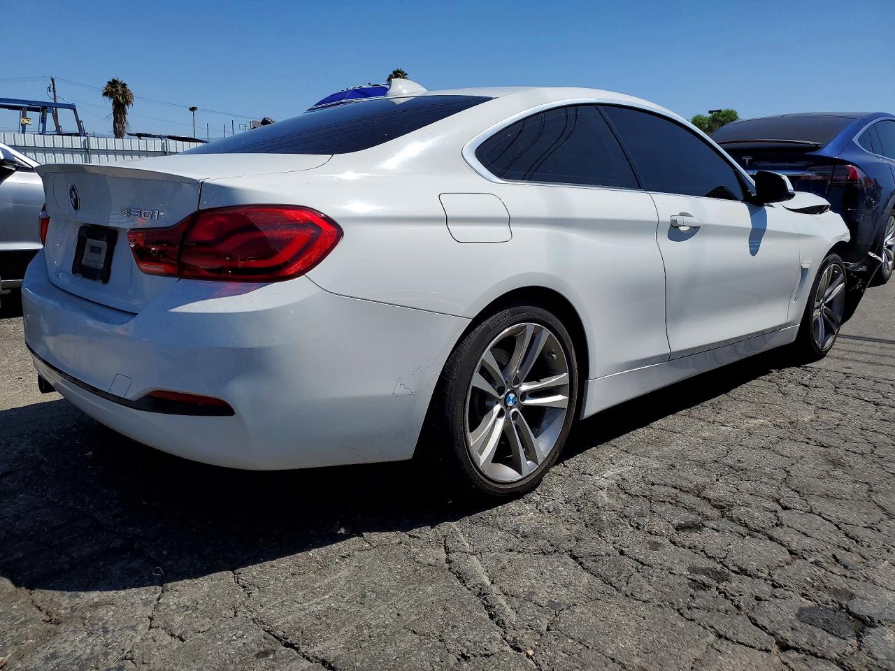 2019 Bmw 430i Белый vin: WBA4W3C55KAF92209