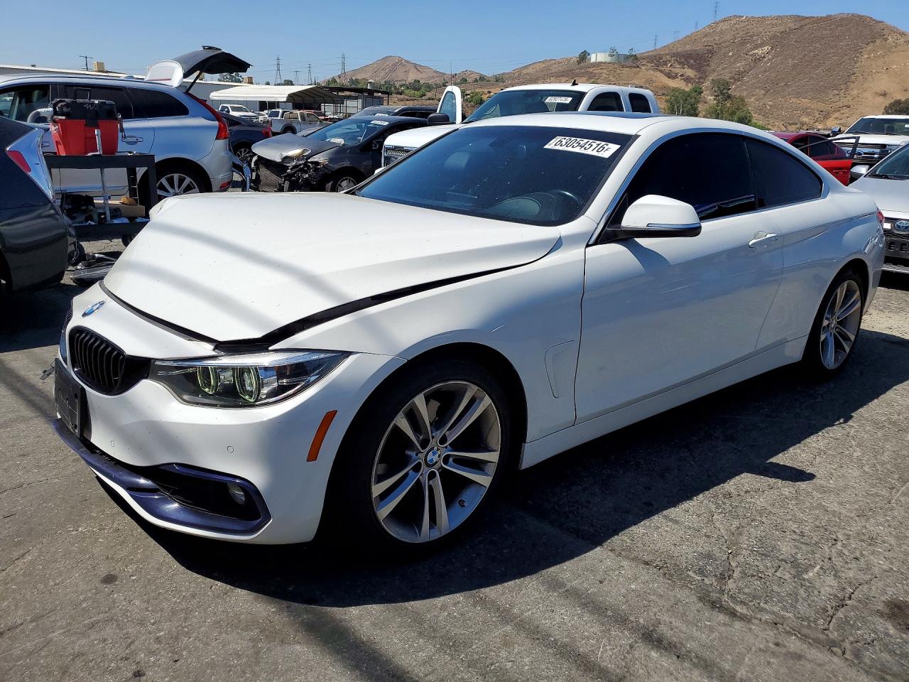 2019 Bmw 430i Белый vin: WBA4W3C55KAF92209