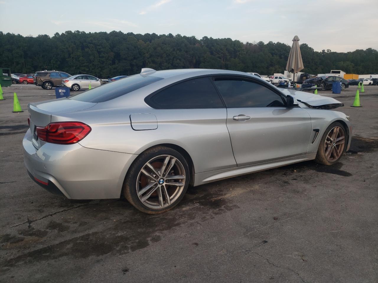 2018 Bmw 430i  Silver vin: WBA4W3C56JAE99567