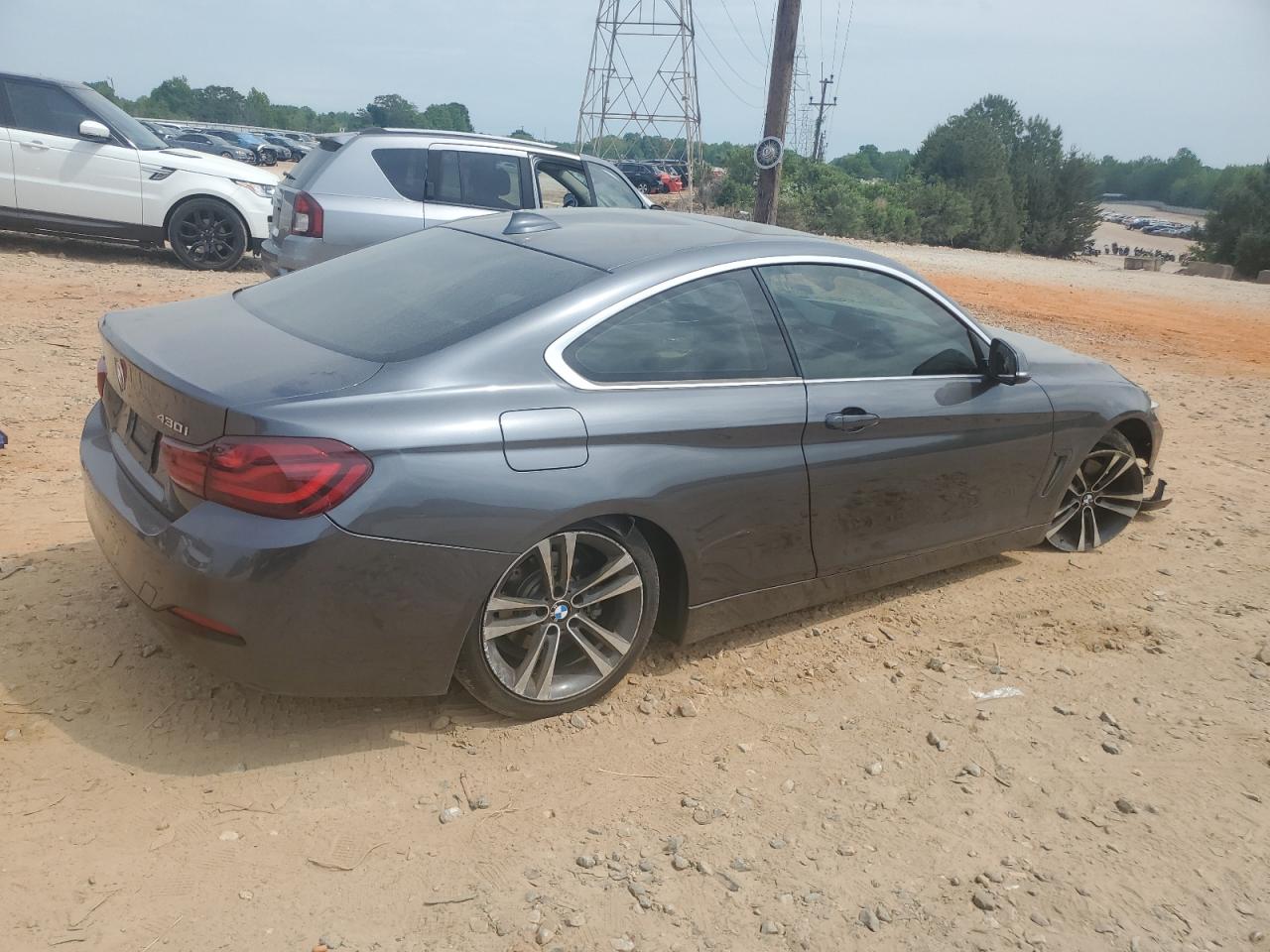2020 Bmw 430xi    Gray vin: WBA4W5C04LFH14935