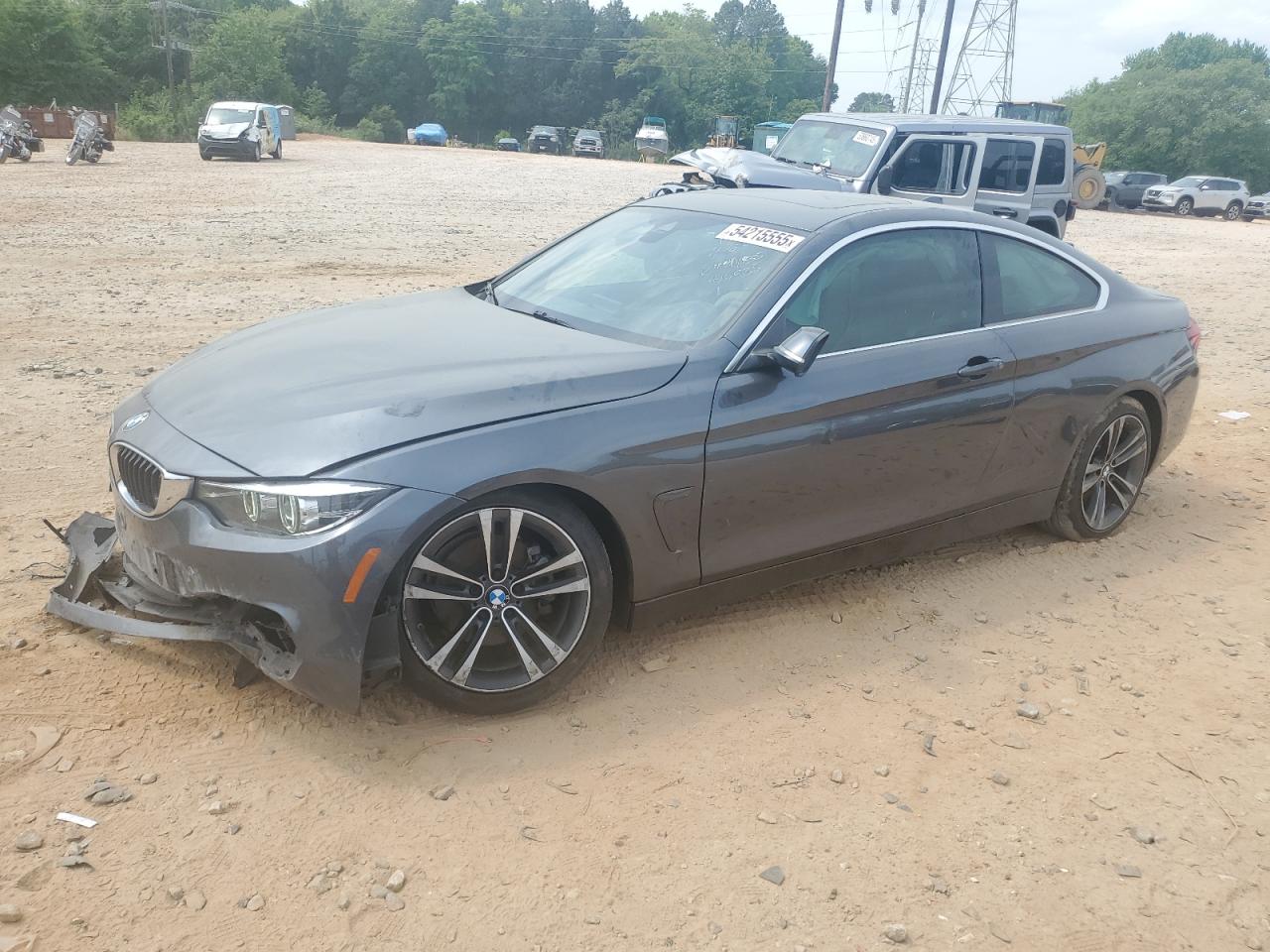 2020 Bmw 430xi    Gray vin: WBA4W5C04LFH14935