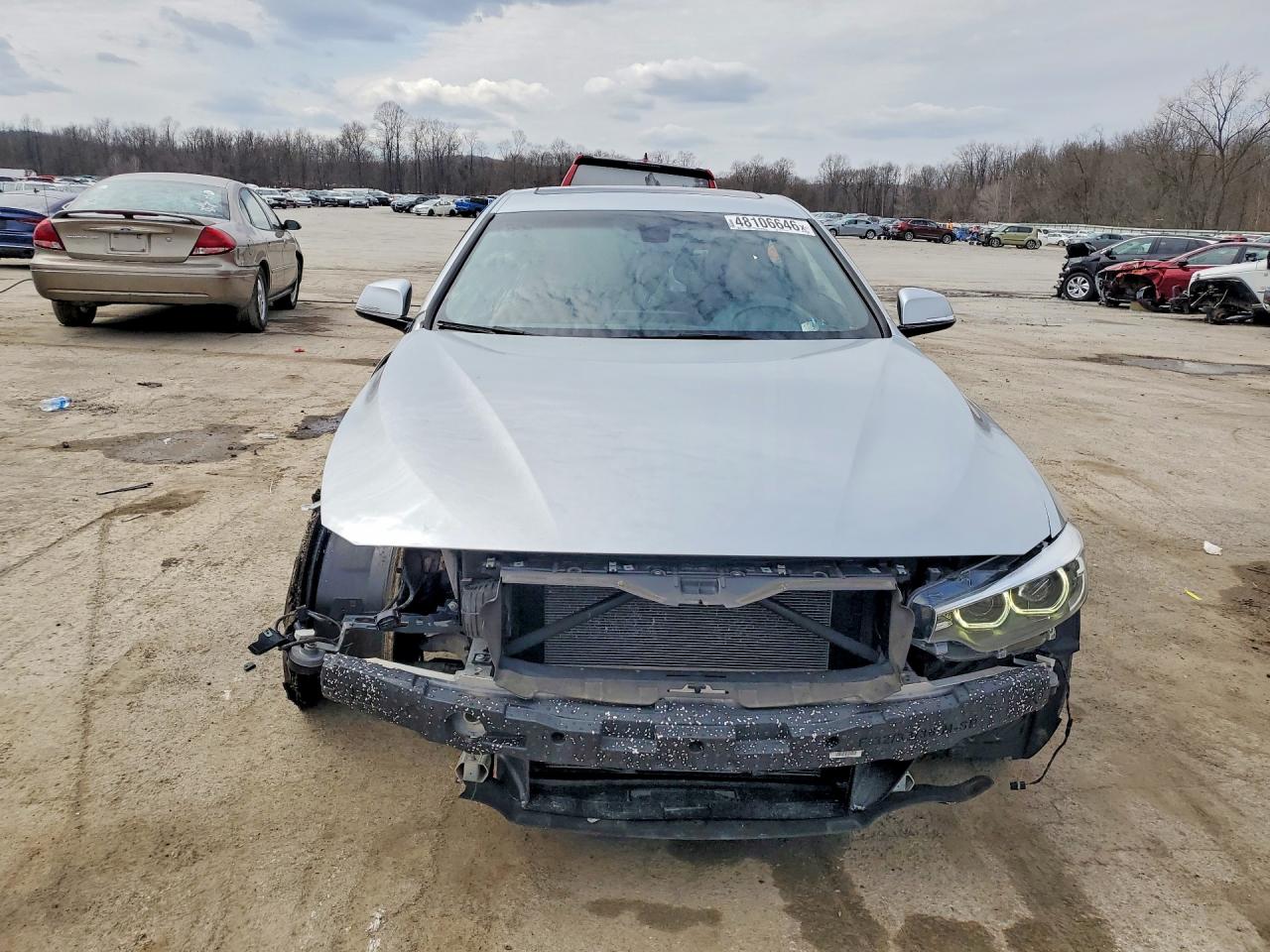 2018 Bmw 430xi Silver vin: WBA4W5C56JAA49171