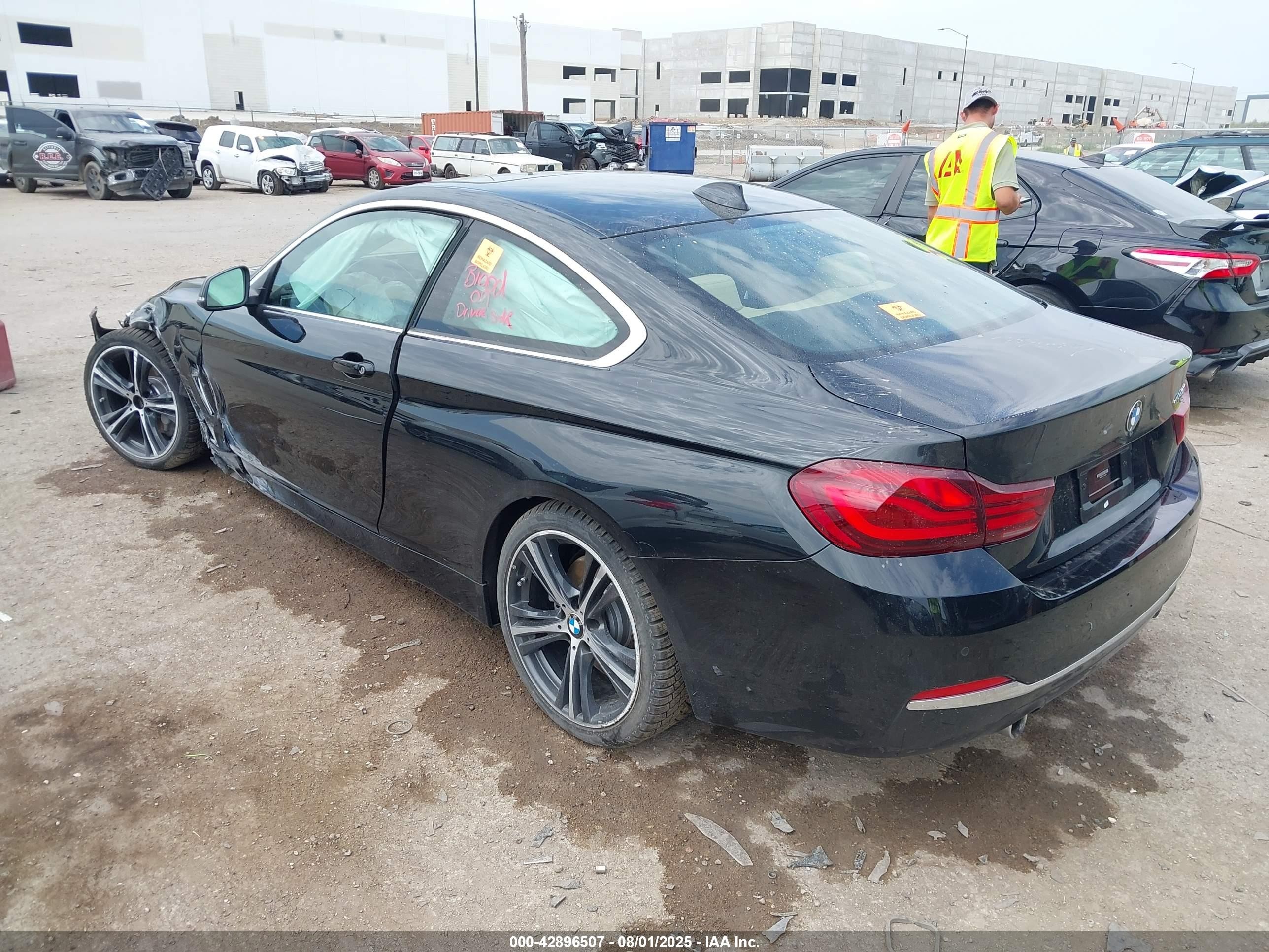 2020 Bmw 440i   Black vin: WBA4W7C08LAH17264