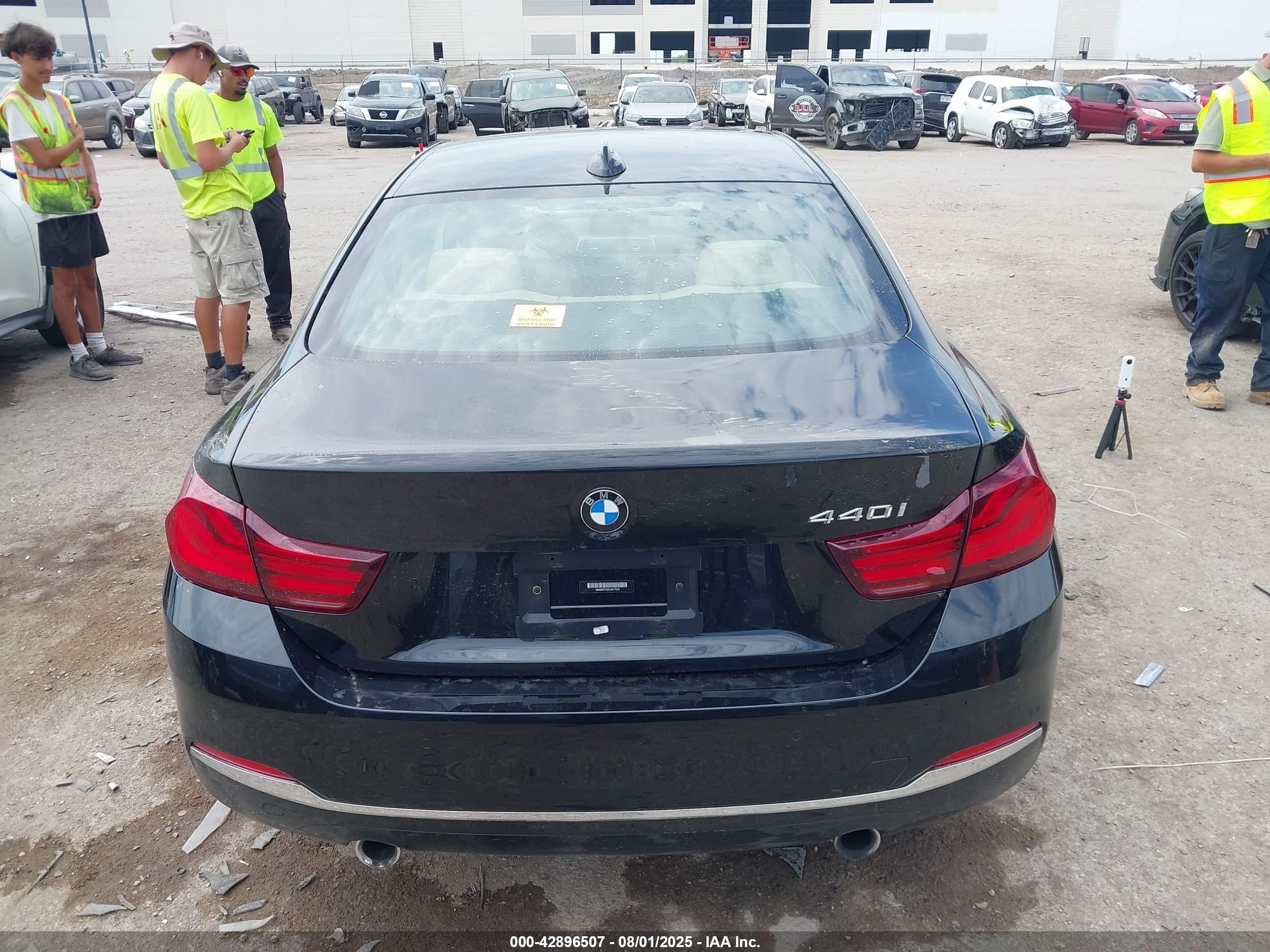 2020 Bmw 440i   Black vin: WBA4W7C08LAH17264