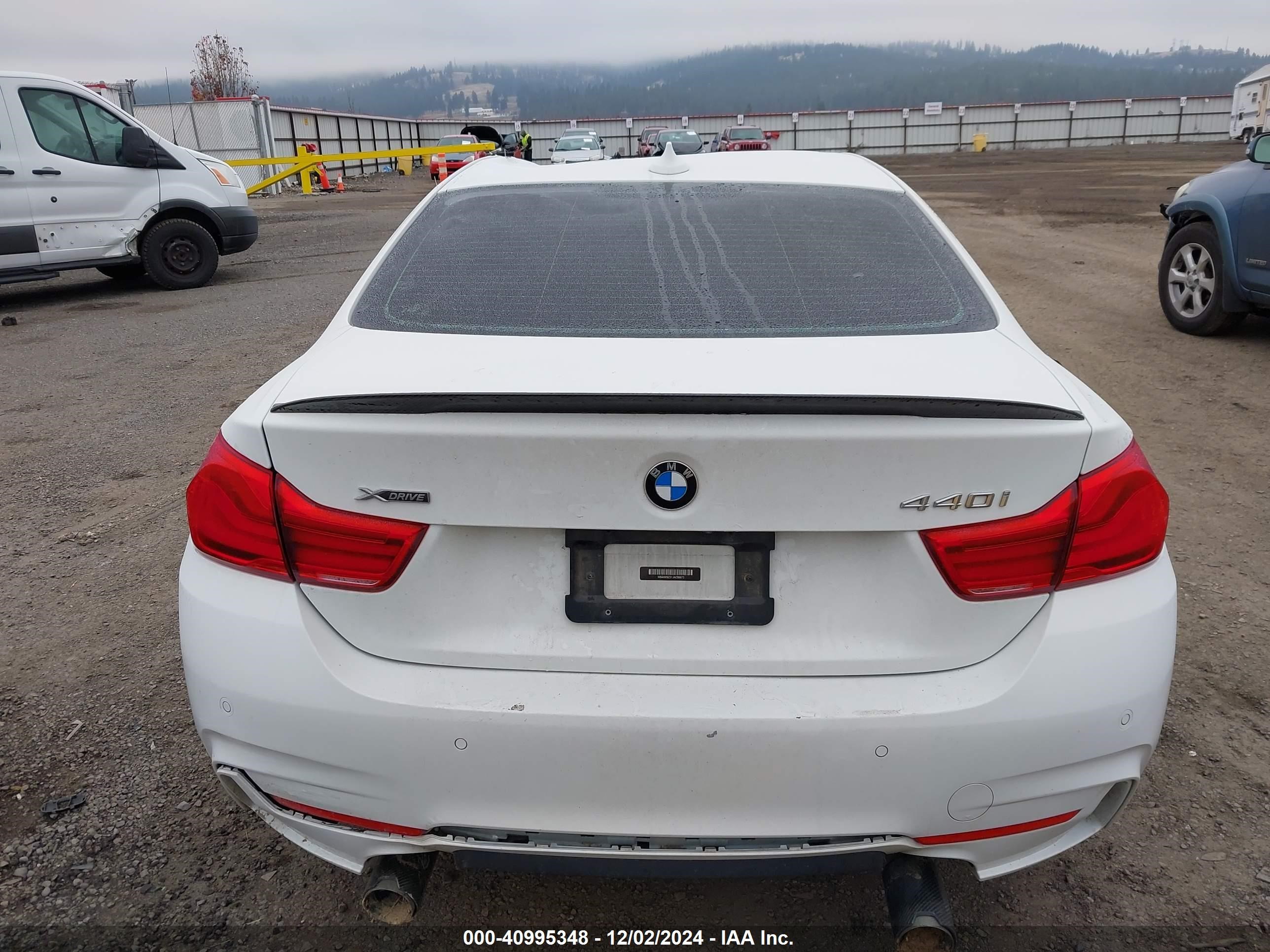 2018 Bmw 440i Xdrive White vin: WBA4W9C51JAC98873