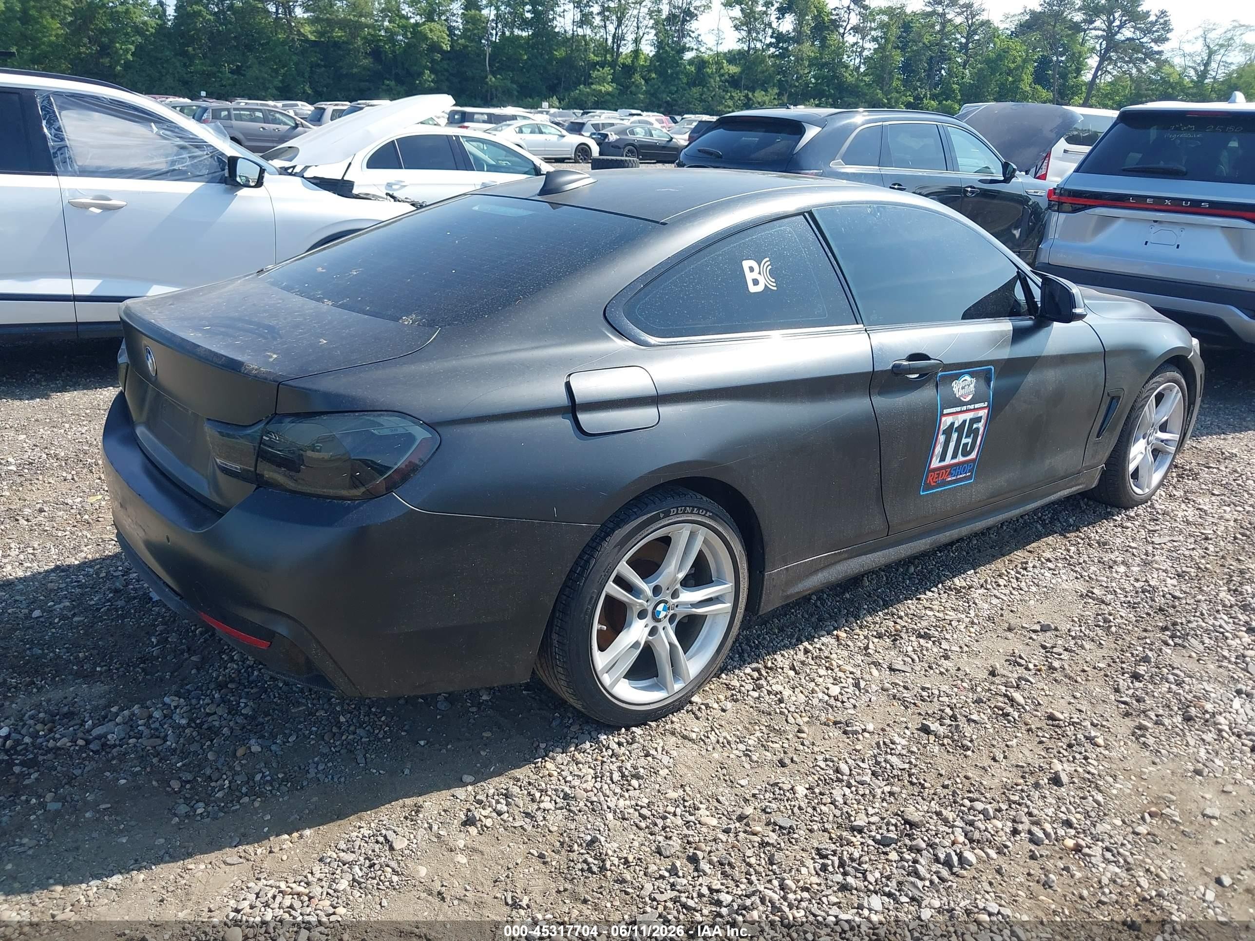 2019 Bmw 440i Xdrive Gray vin: WBA4W9C53KAG89931