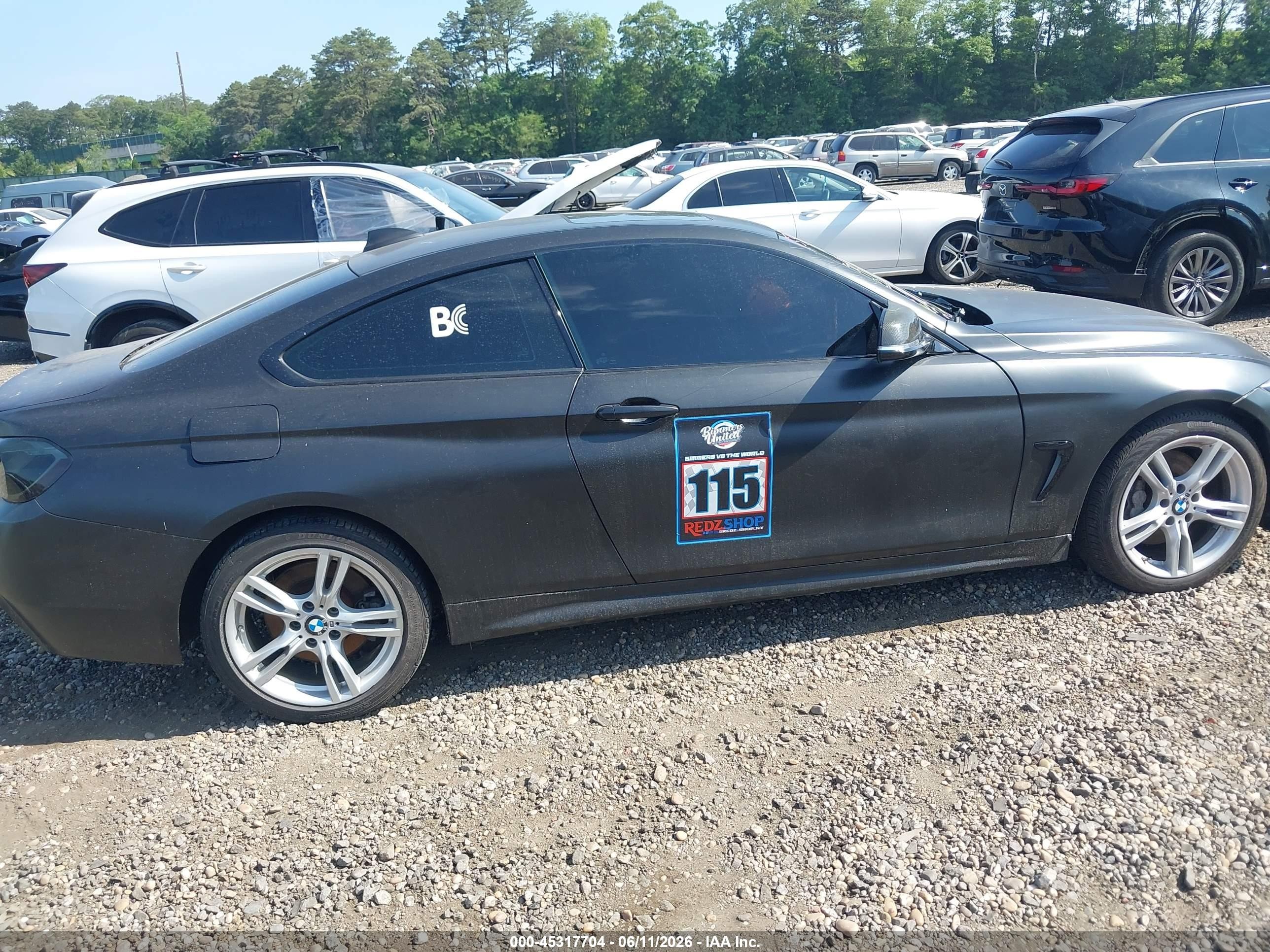 2019 Bmw 440i Xdrive Gray vin: WBA4W9C53KAG89931
