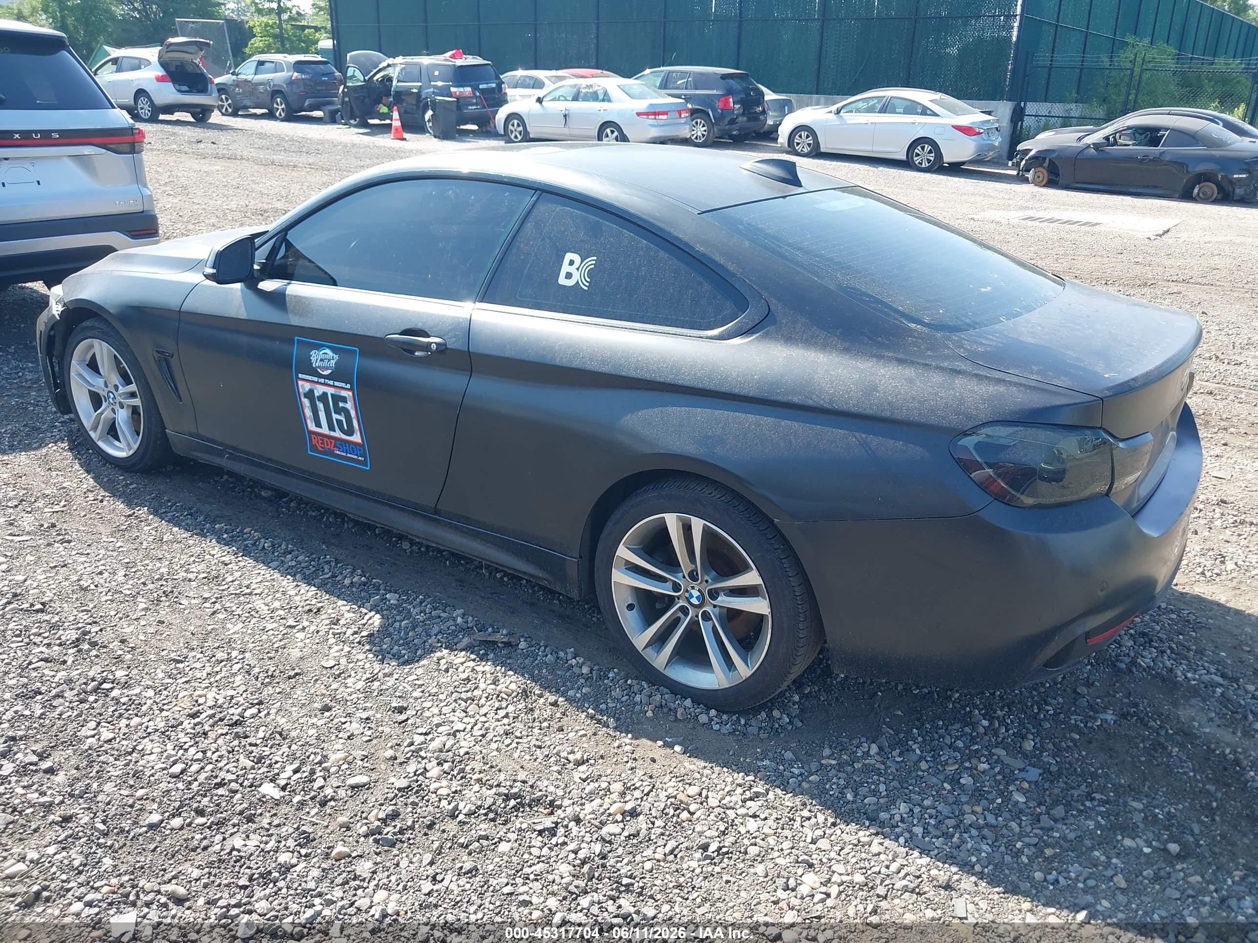 2019 Bmw 440i Xdrive Gray vin: WBA4W9C53KAG89931
