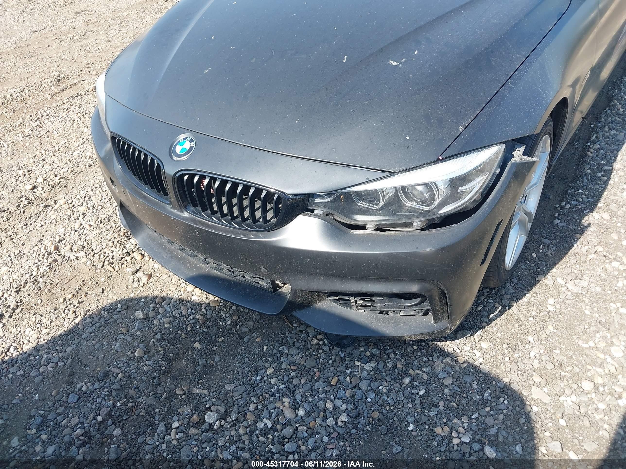 2019 Bmw 440i Xdrive Gray vin: WBA4W9C53KAG89931