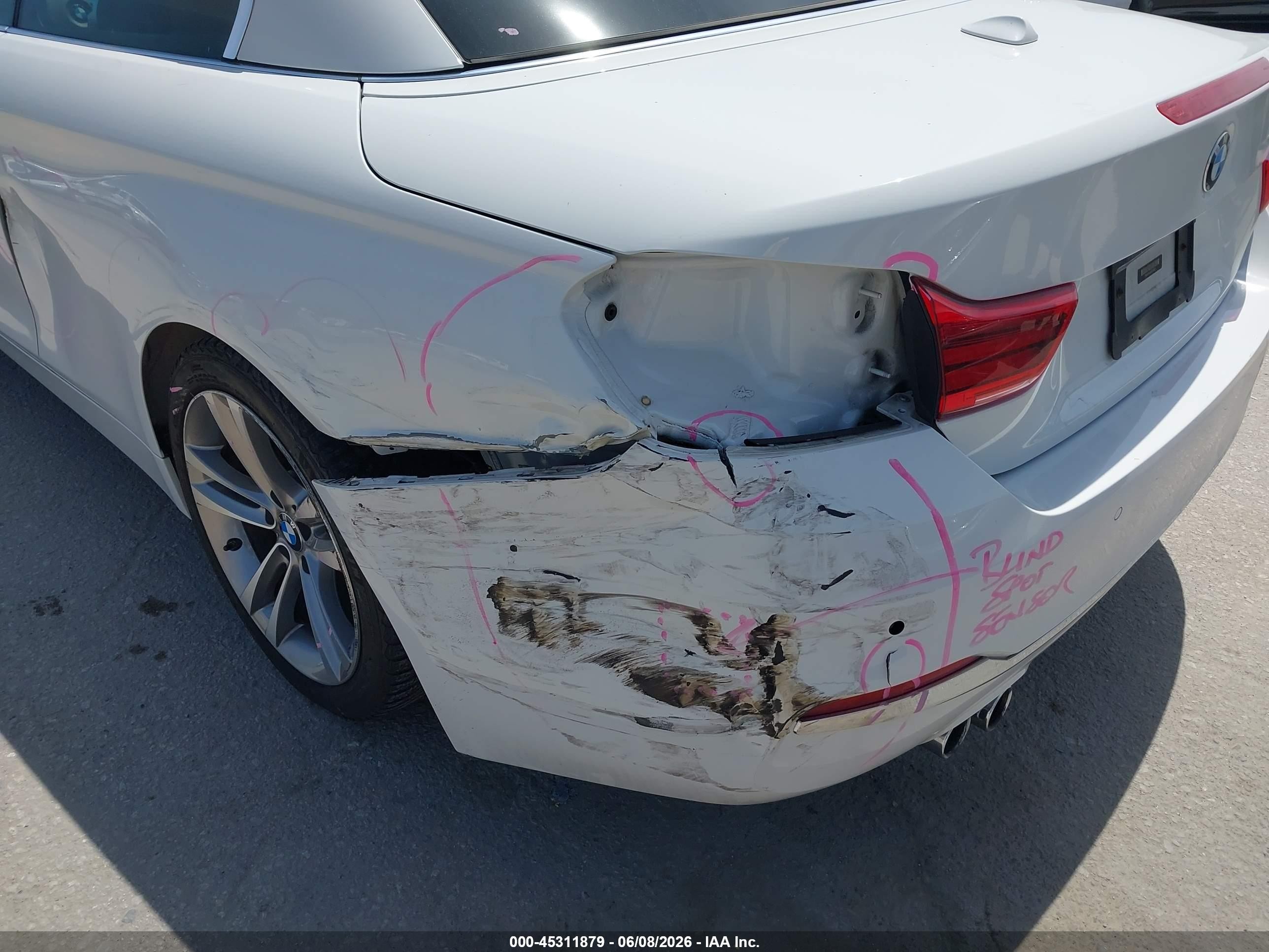 2018 Bmw 430i White vin: WBA4Z1C50JEE43807