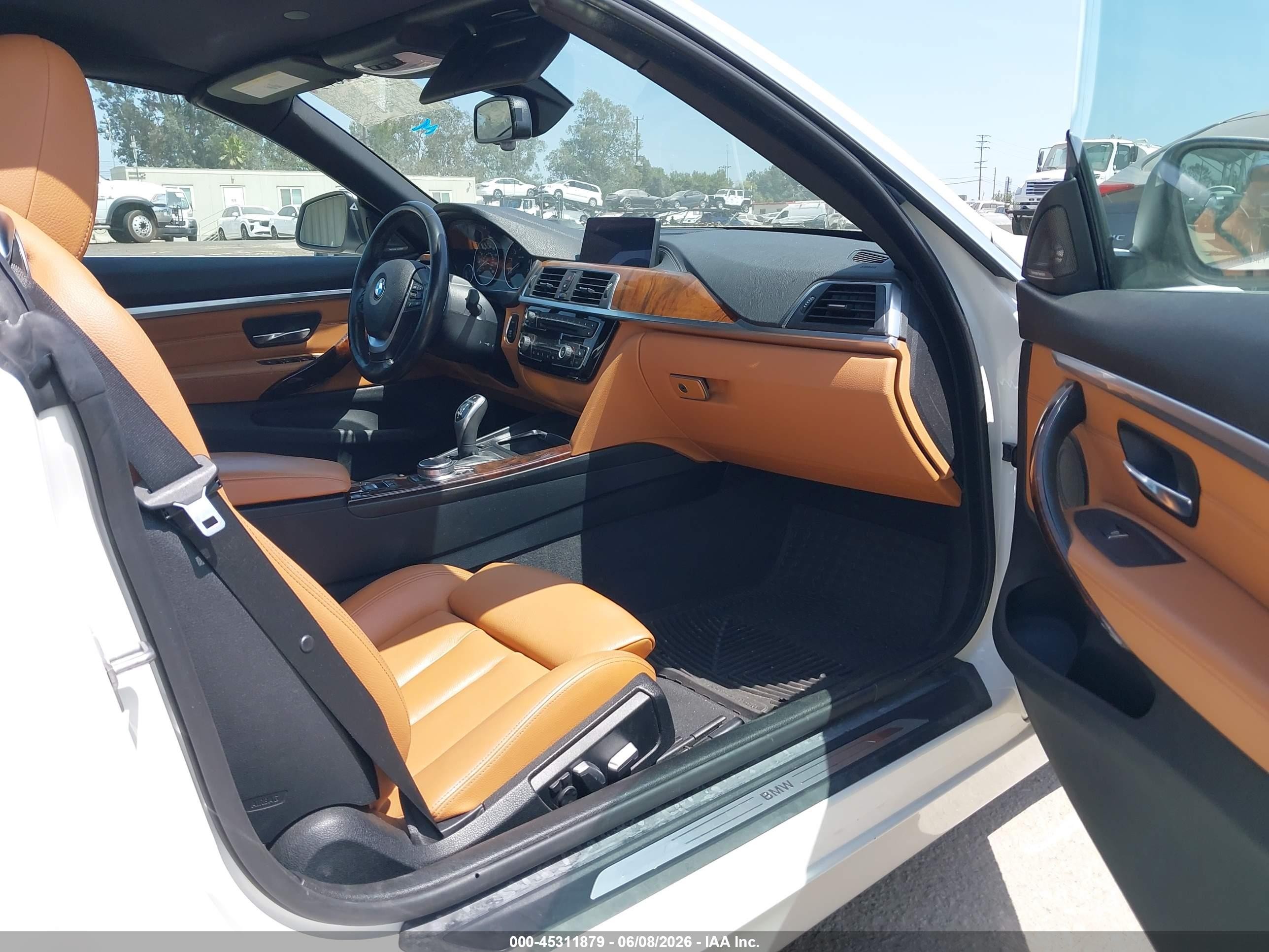 2018 Bmw 430i White vin: WBA4Z1C50JEE43807