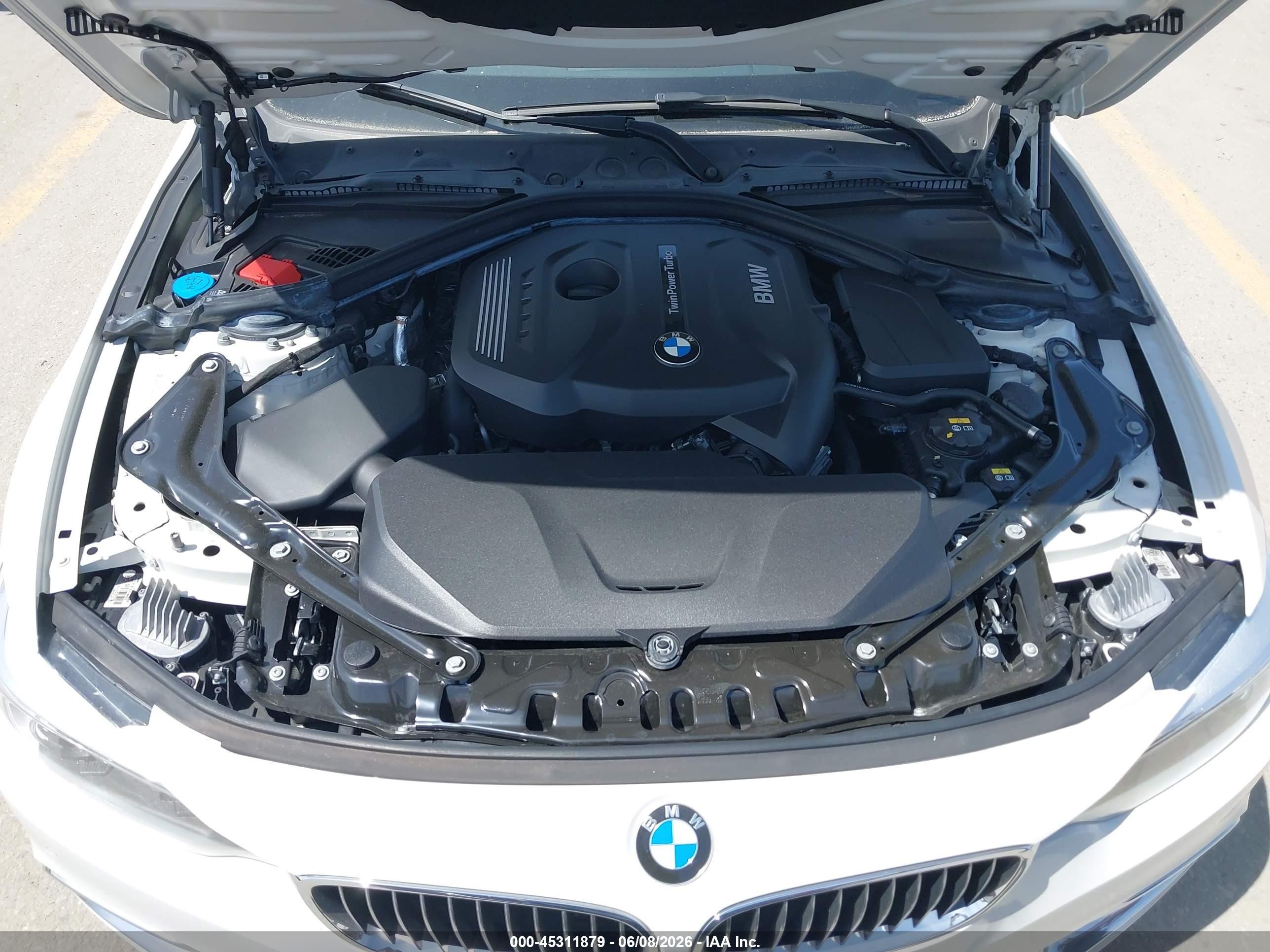 2018 Bmw 430i White vin: WBA4Z1C50JEE43807