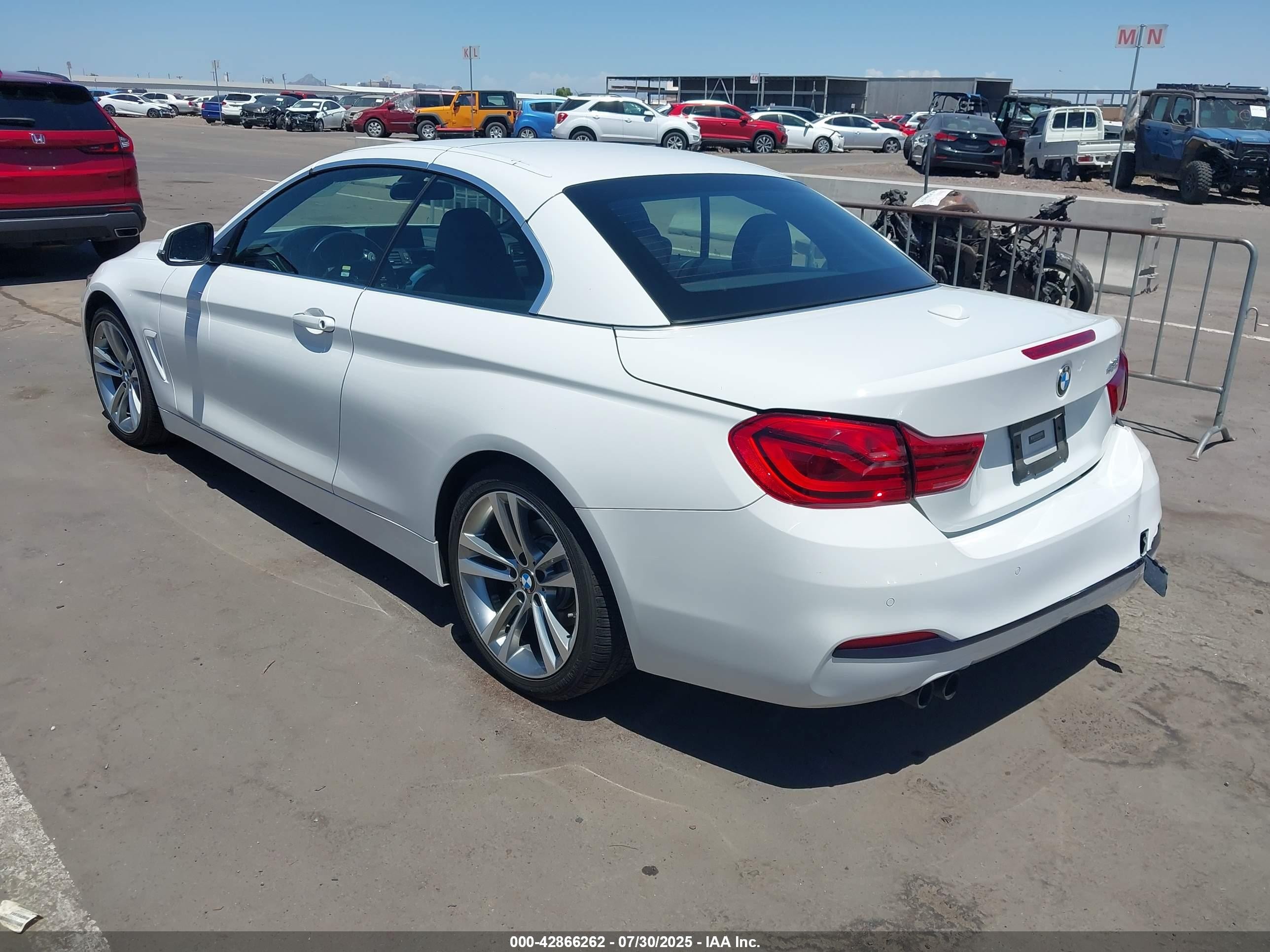 2018 Bmw 430i   White vin: WBA4Z1C53JEC58568