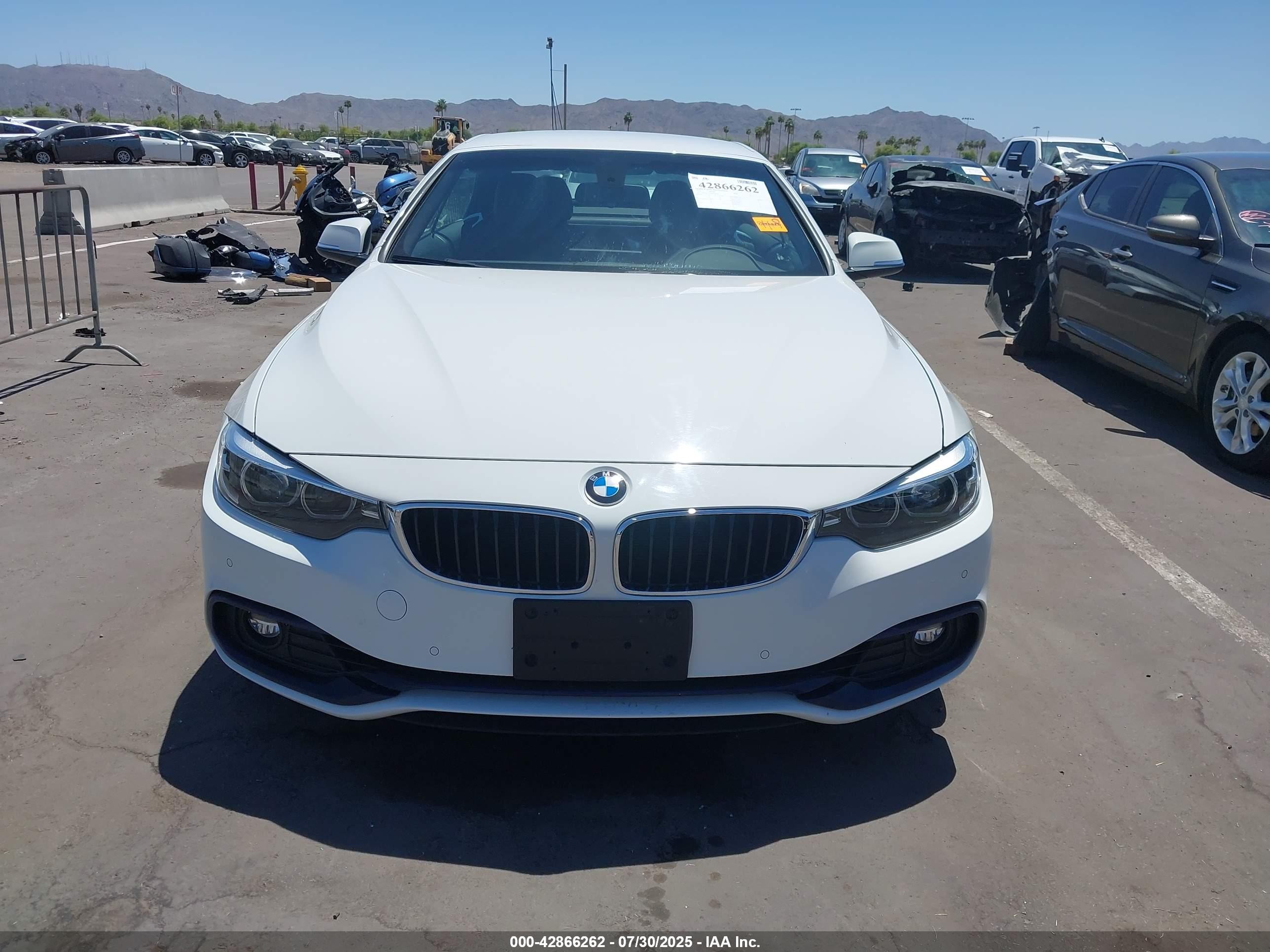 2018 Bmw 430i   White vin: WBA4Z1C53JEC58568