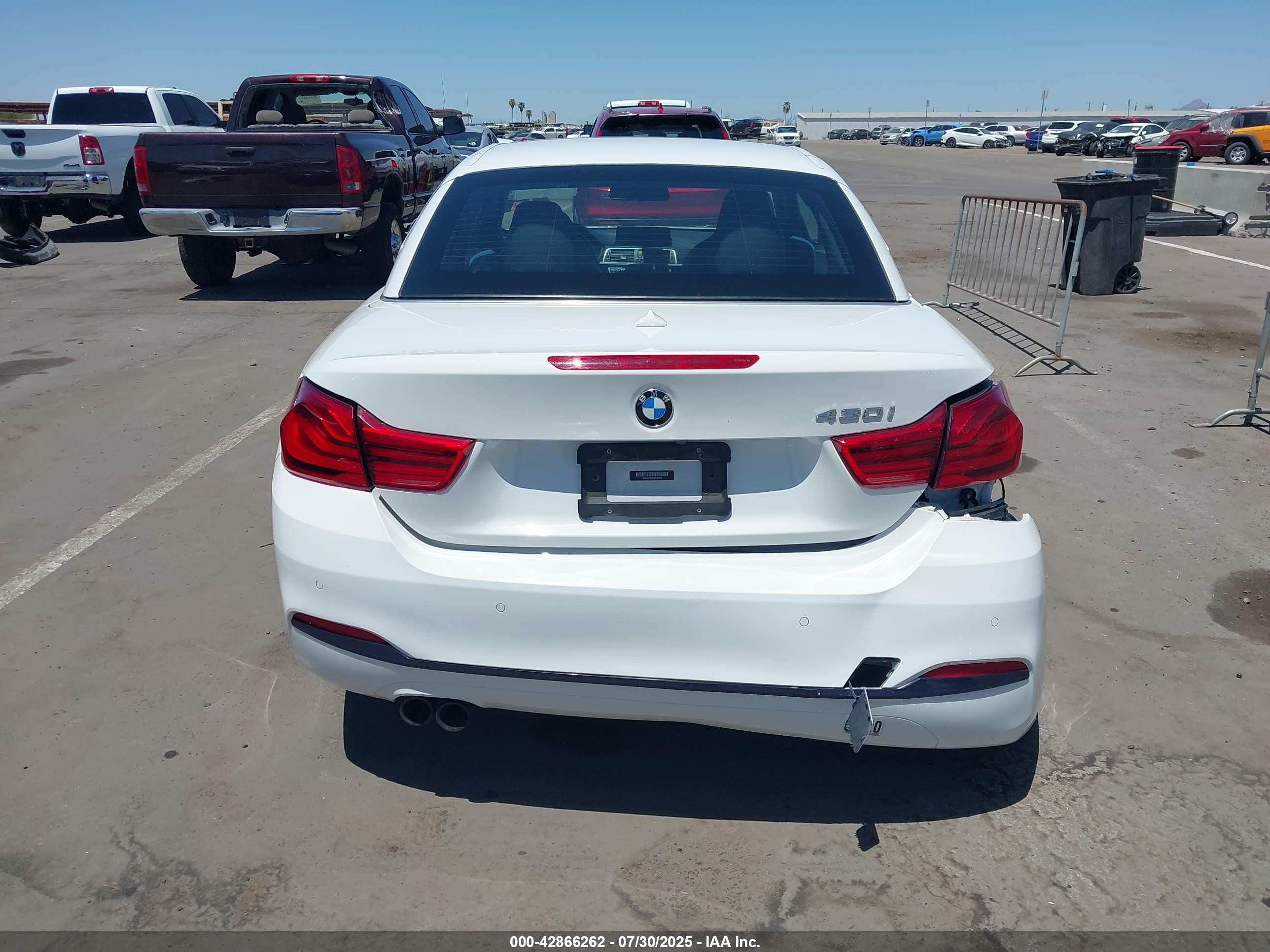 2018 Bmw 430i   White vin: WBA4Z1C53JEC58568
