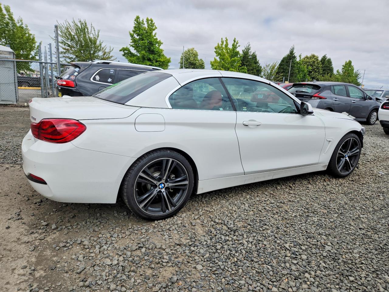 2019 Bmw 430i White vin: WBA4Z1C58KEE48528