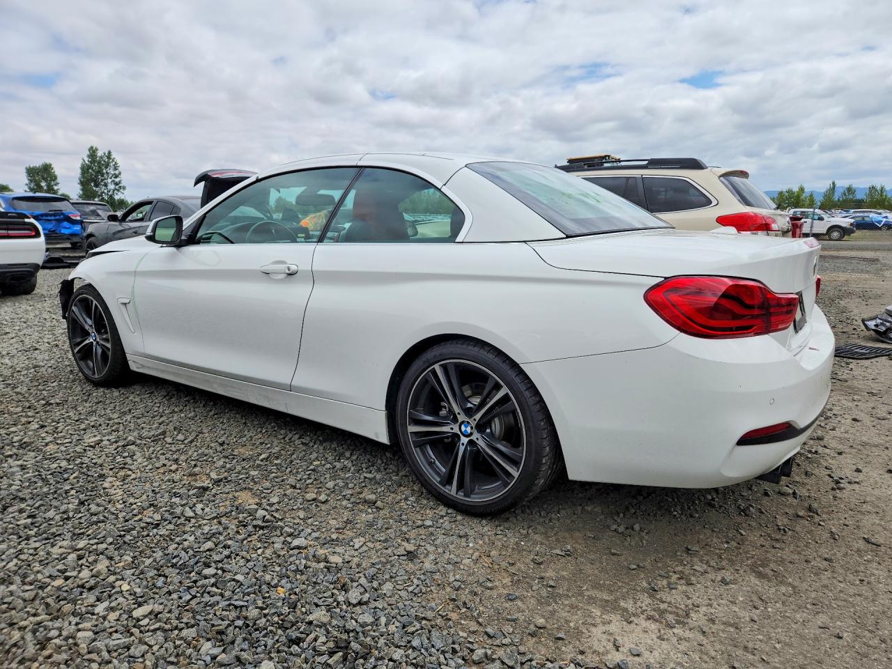 2019 Bmw 430i White vin: WBA4Z1C58KEE48528