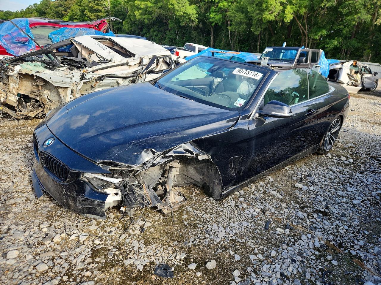 2020 Bmw 440i Black vin: WBA4Z5C07L5N54267