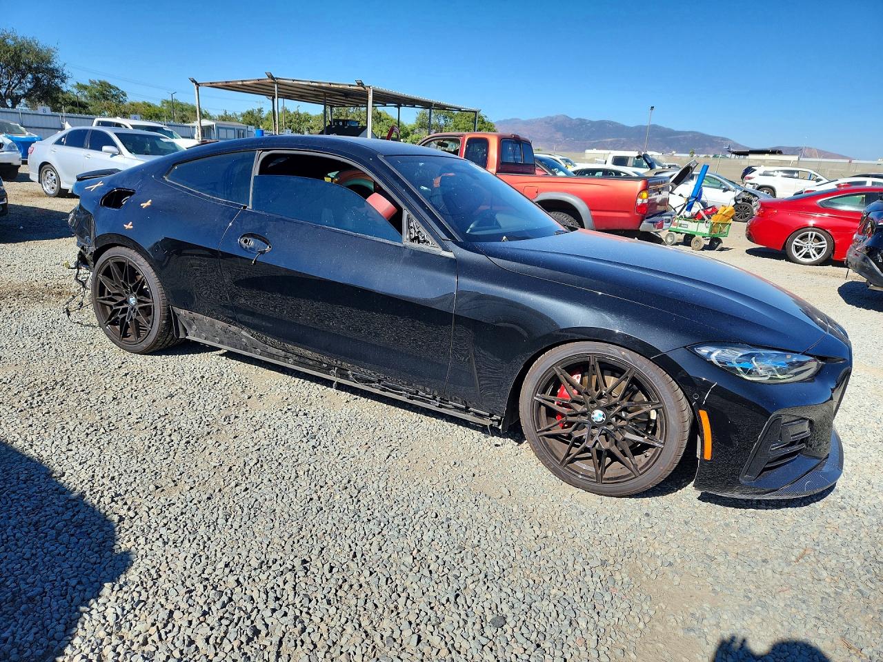 2021 Bmw 430i Black vin: WBA53AP04MCF91236