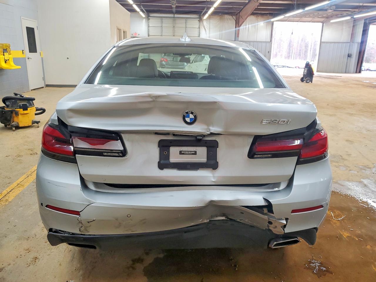 2021 Bmw 530 I Silver vin: WBA53BH04MWX37232