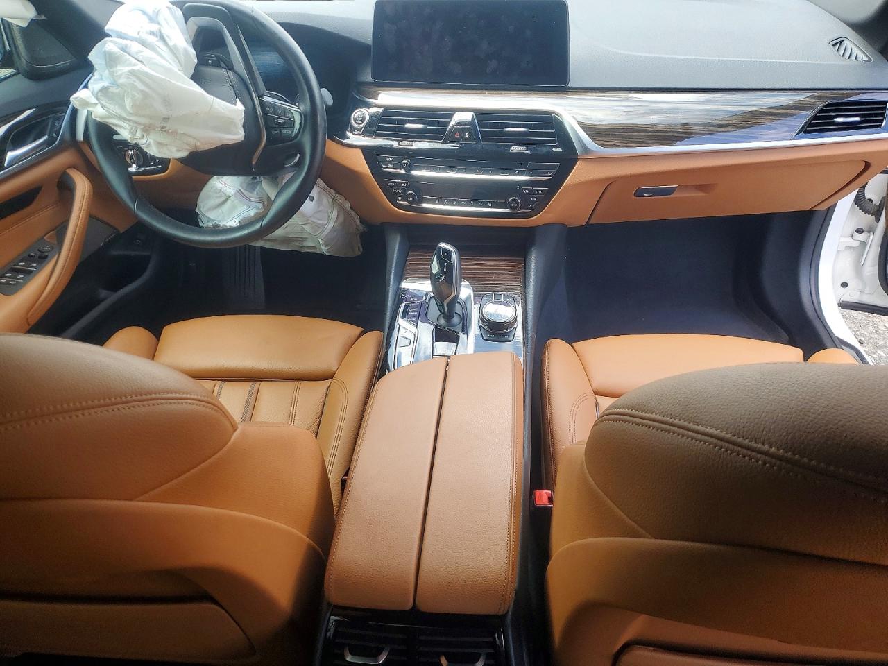 2021 Bmw 530 I White vin: WBA53BH08MWX04671