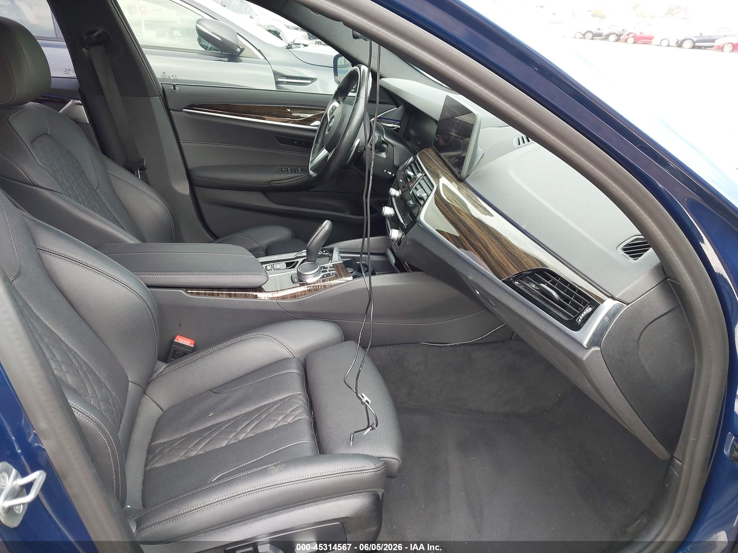 2021 Bmw 540i Blue vin: WBA53BJ04MCG15274
