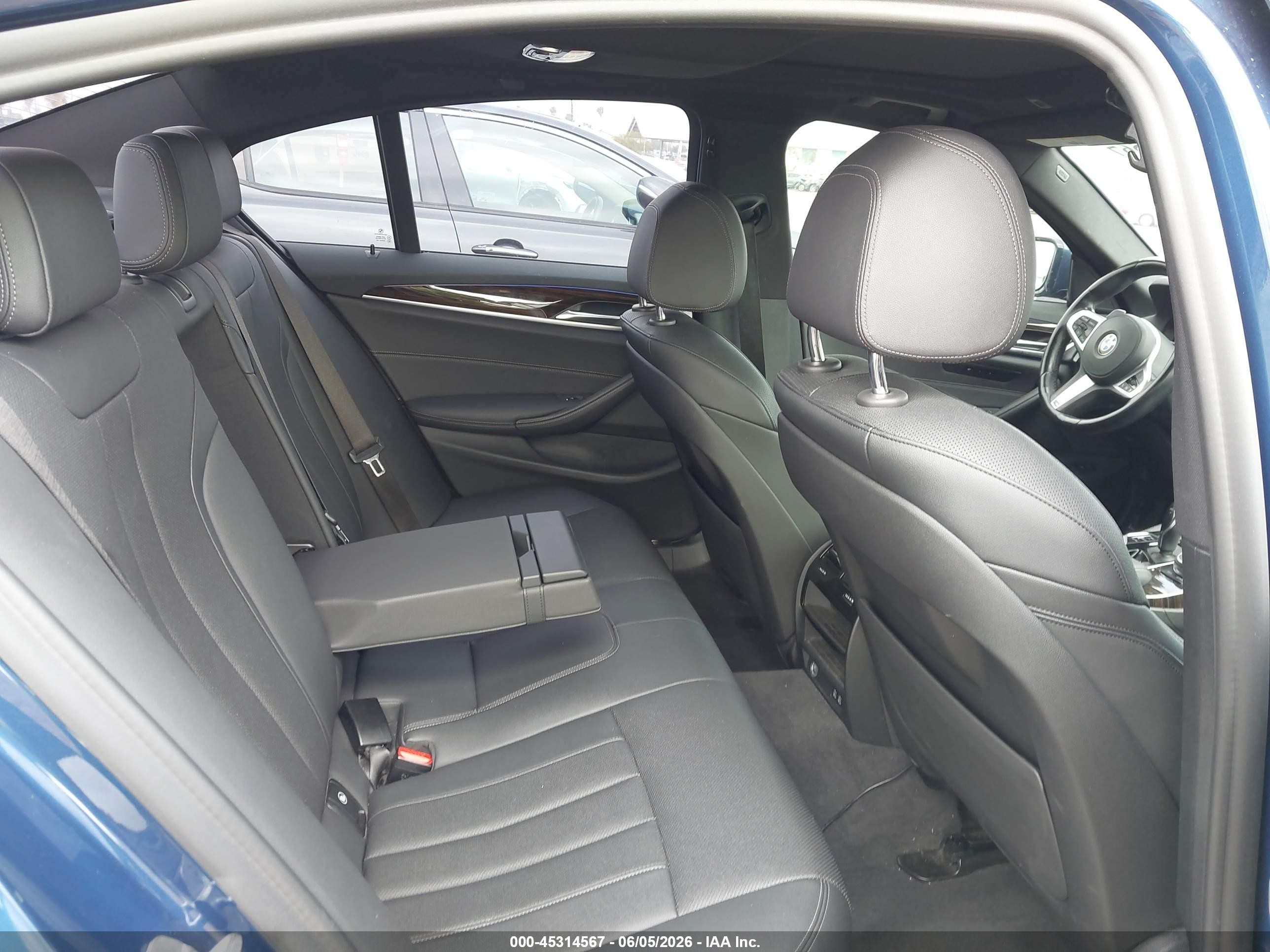 2021 Bmw 540i Blue vin: WBA53BJ04MCG15274