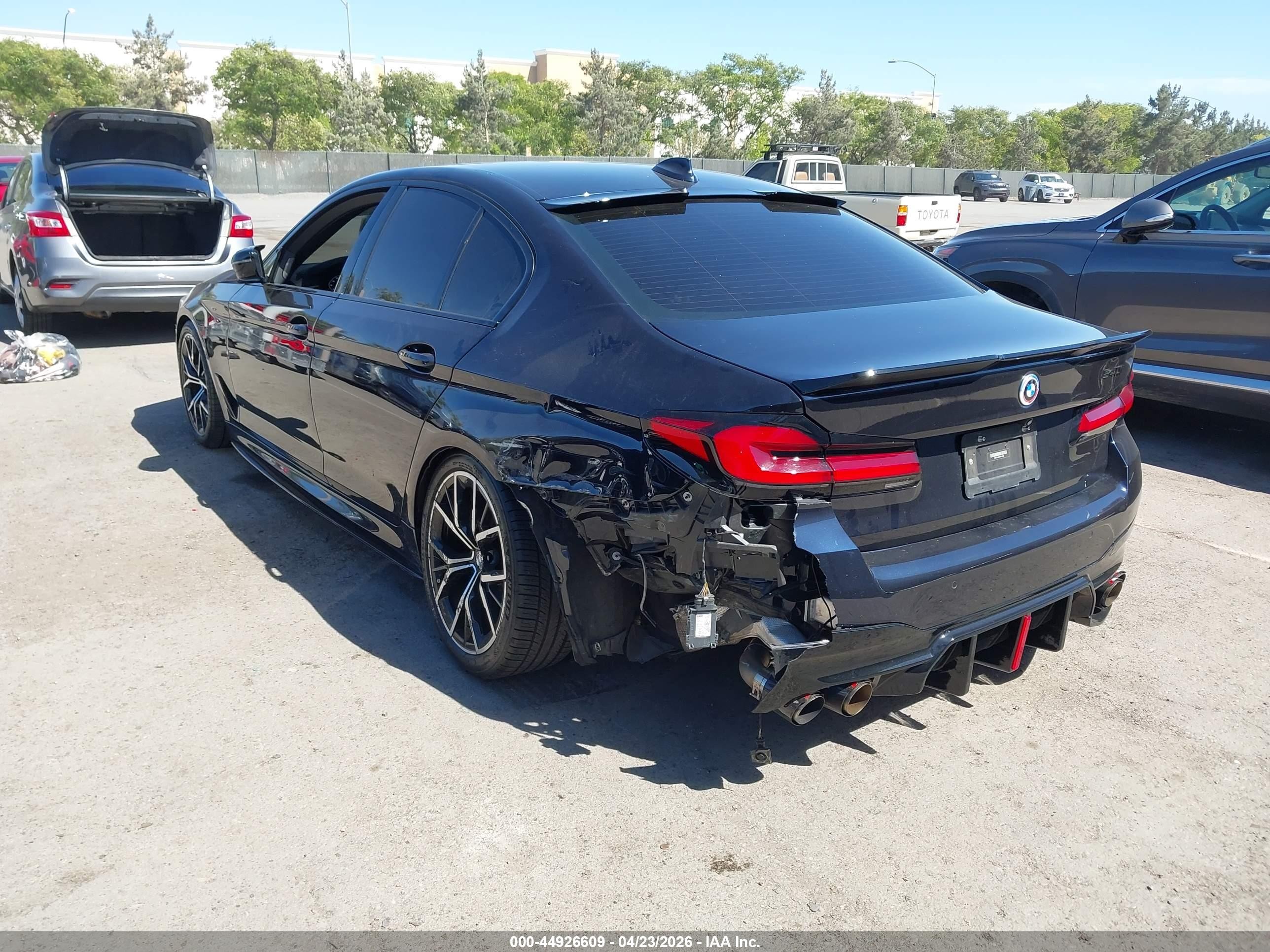 2021 Bmw 540i Dark Blue vin: WBA53BJ05MWX19462