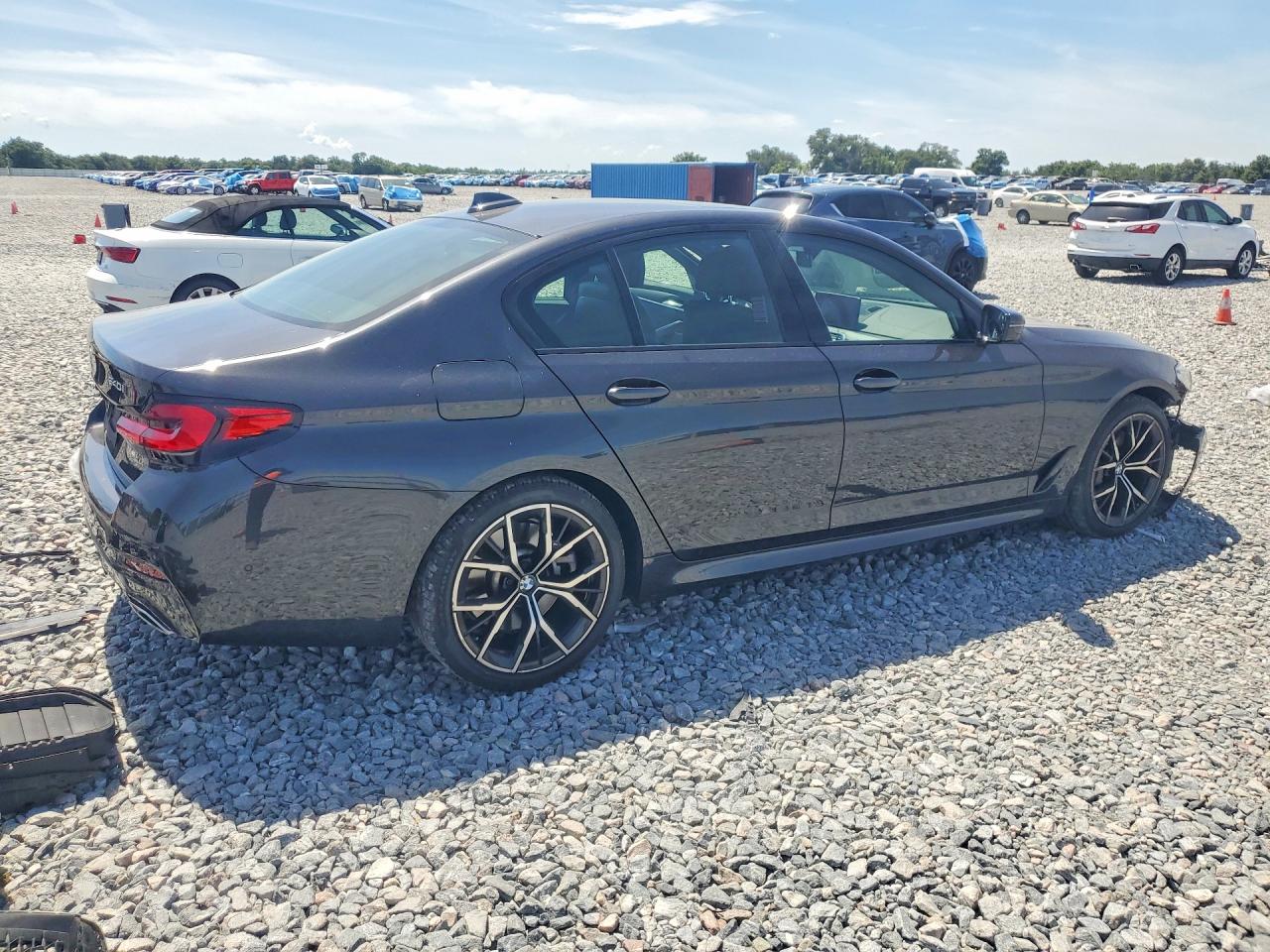 2021 Bmw 540 I Charcoal vin: WBA53BJ0XMWX09154