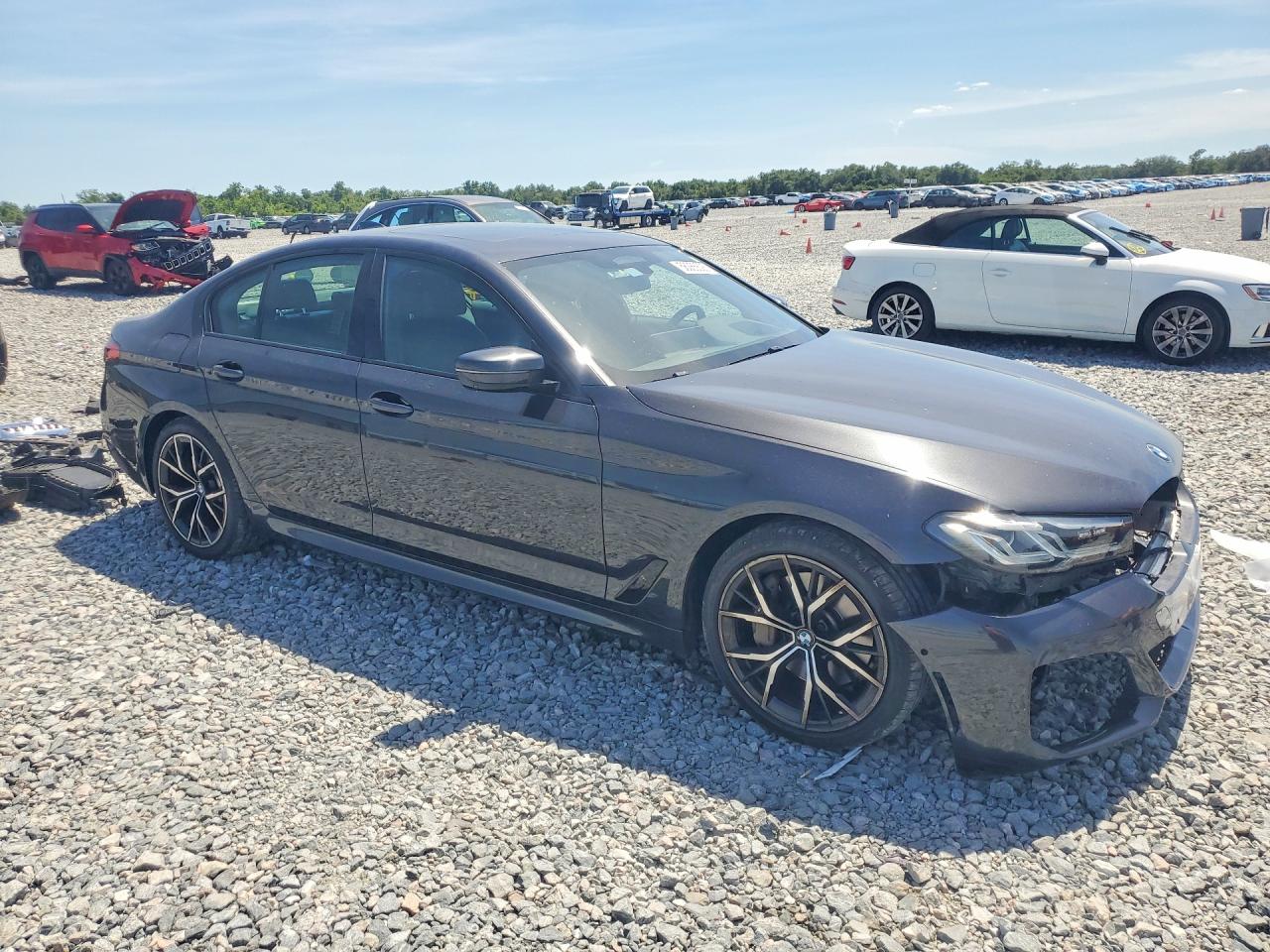 2021 Bmw 540 I Charcoal vin: WBA53BJ0XMWX09154