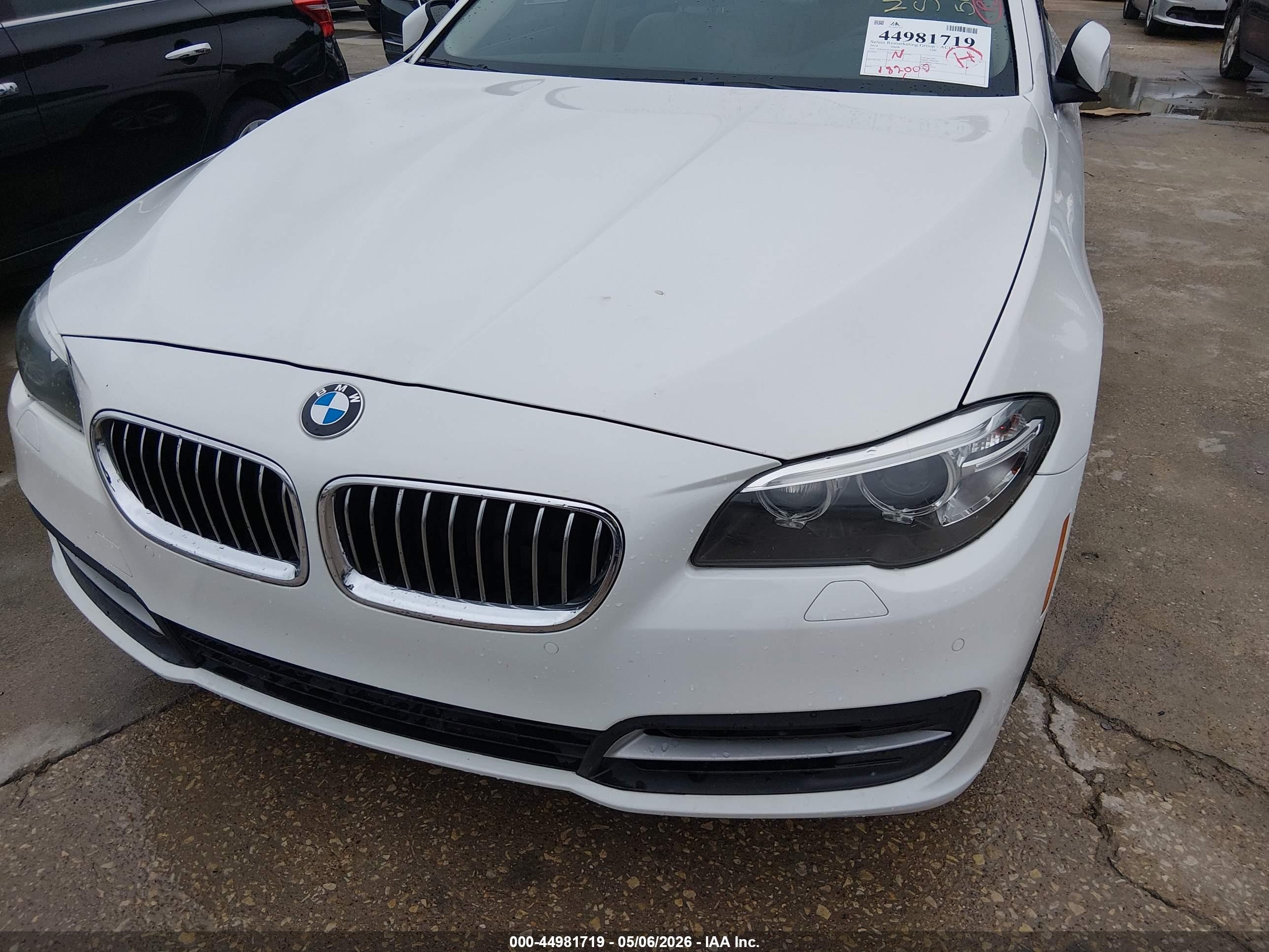 2014 Bmw 528i   Белый vin: WBA5A5C50ED501426