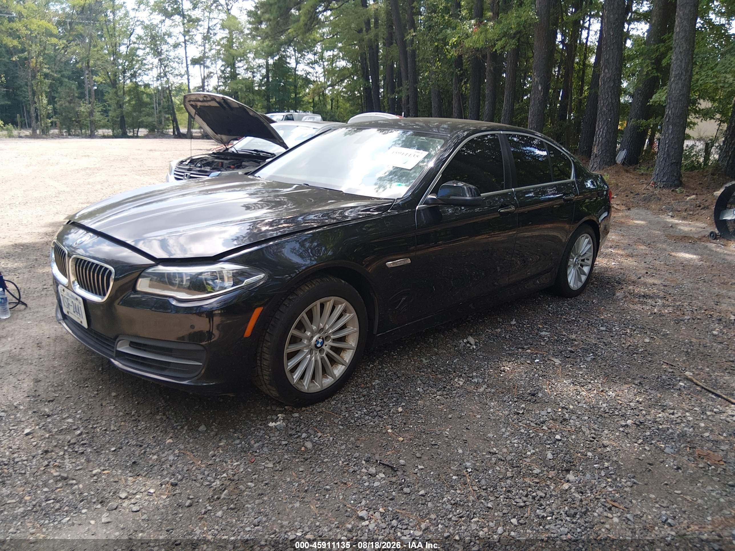 2014 Bmw 528i   Black vin: WBA5A5C50ED502978