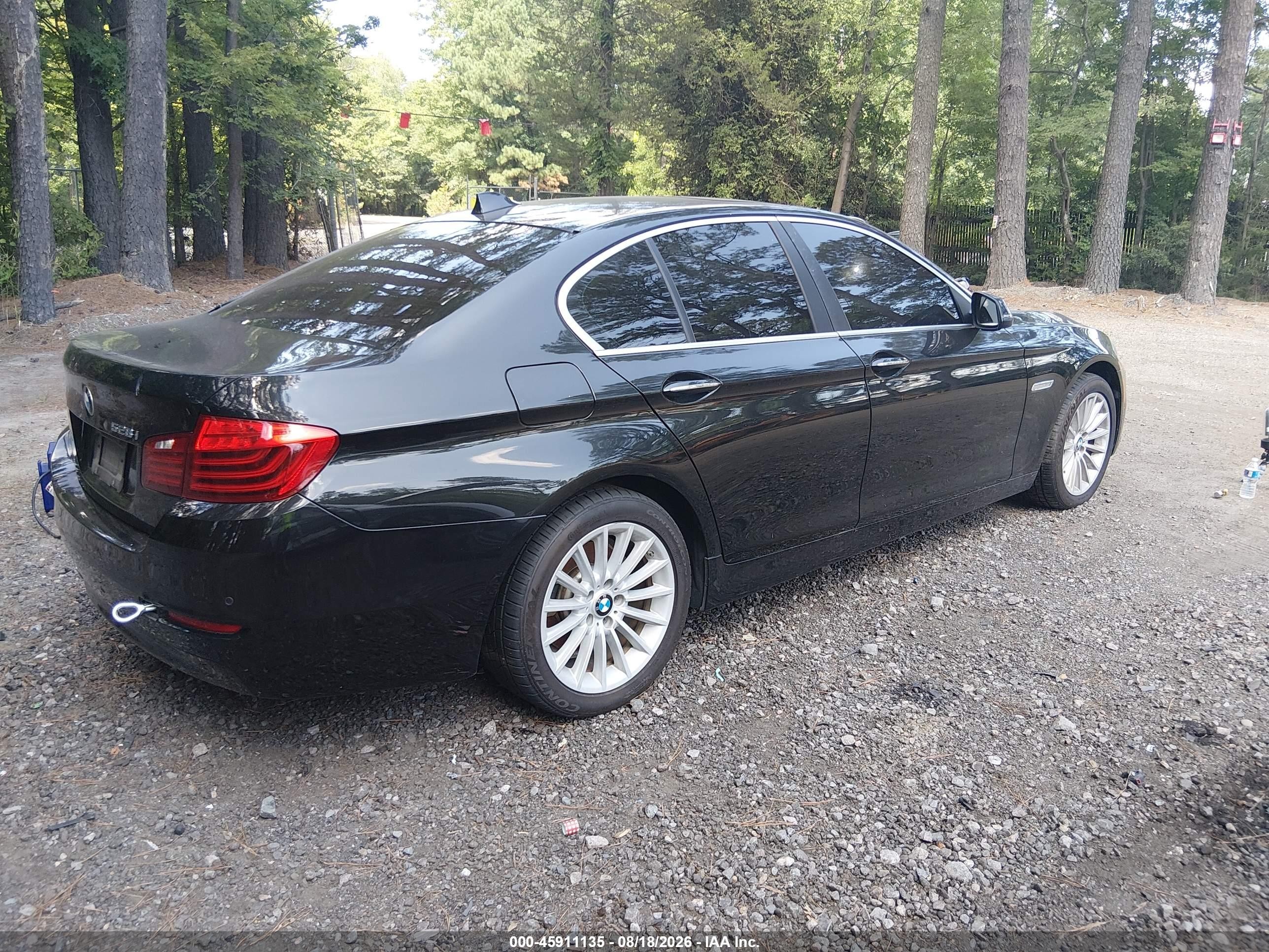 2014 Bmw 528i   Black vin: WBA5A5C50ED502978