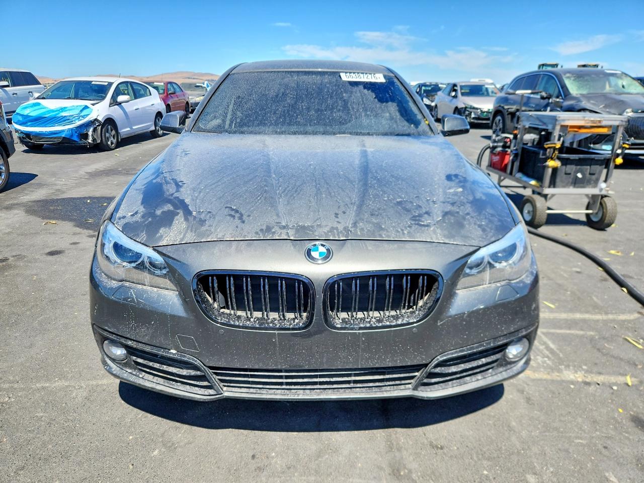 2014 Bmw 528 I Серый vin: WBA5A5C50ED504746