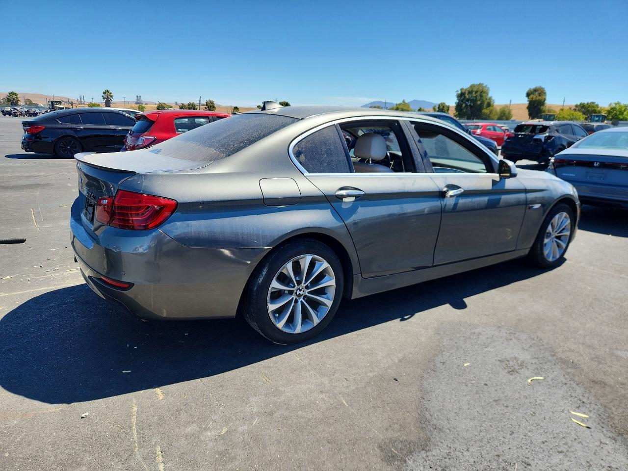 2014 Bmw 528 I Серый vin: WBA5A5C50ED504746