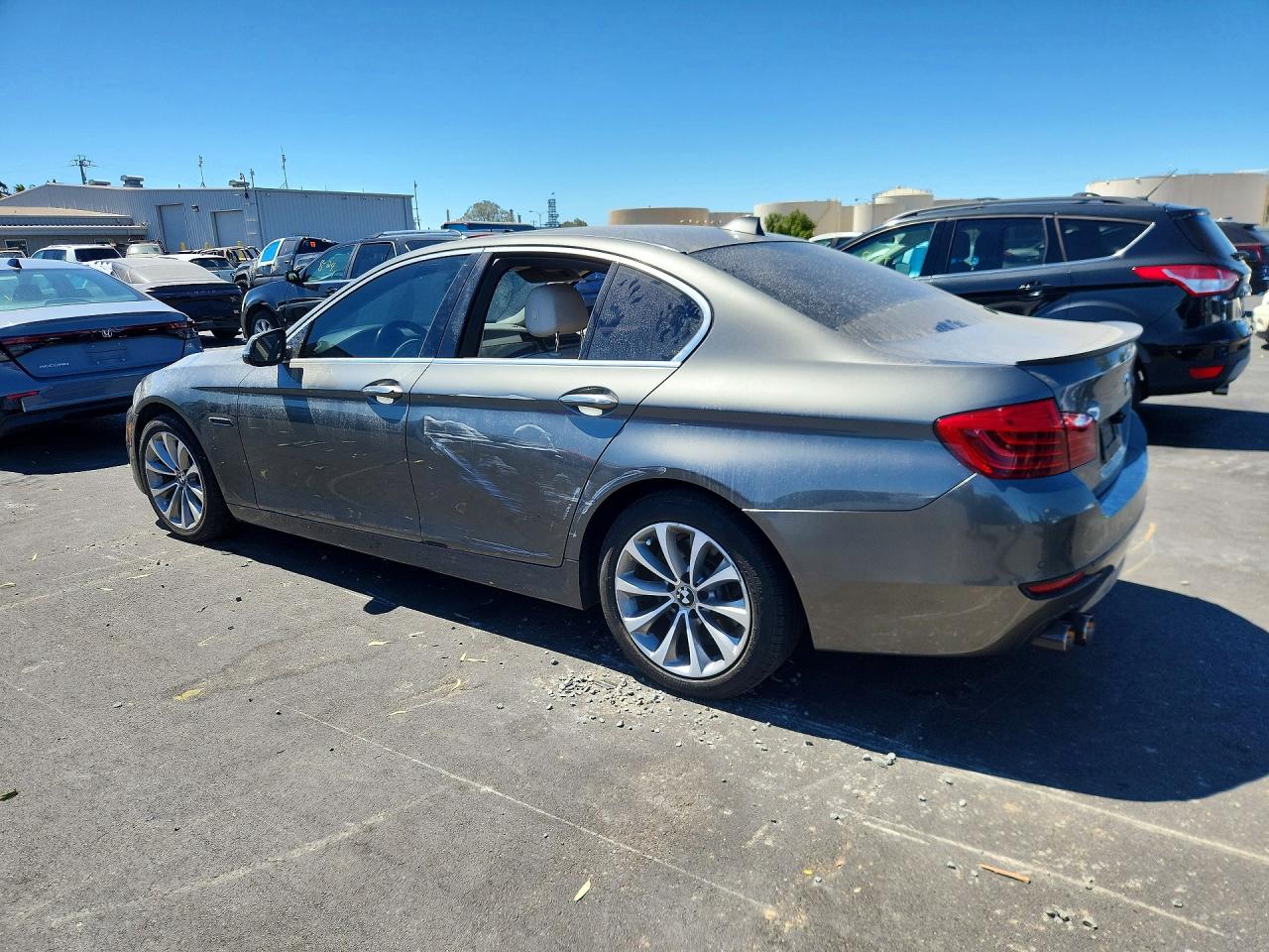 2014 Bmw 528 I Серый vin: WBA5A5C50ED504746