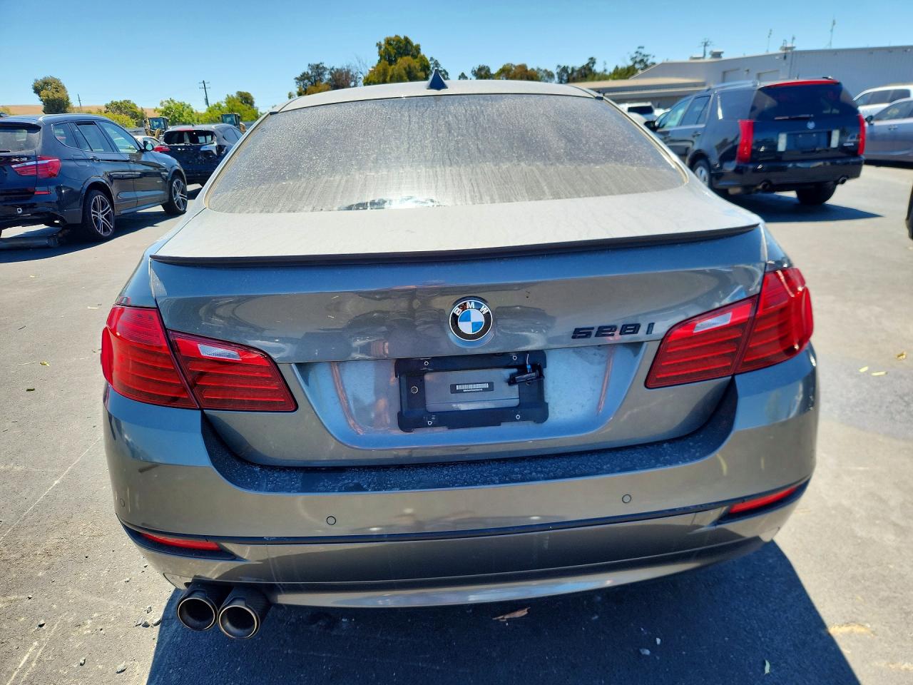 2014 Bmw 528 I Серый vin: WBA5A5C50ED504746