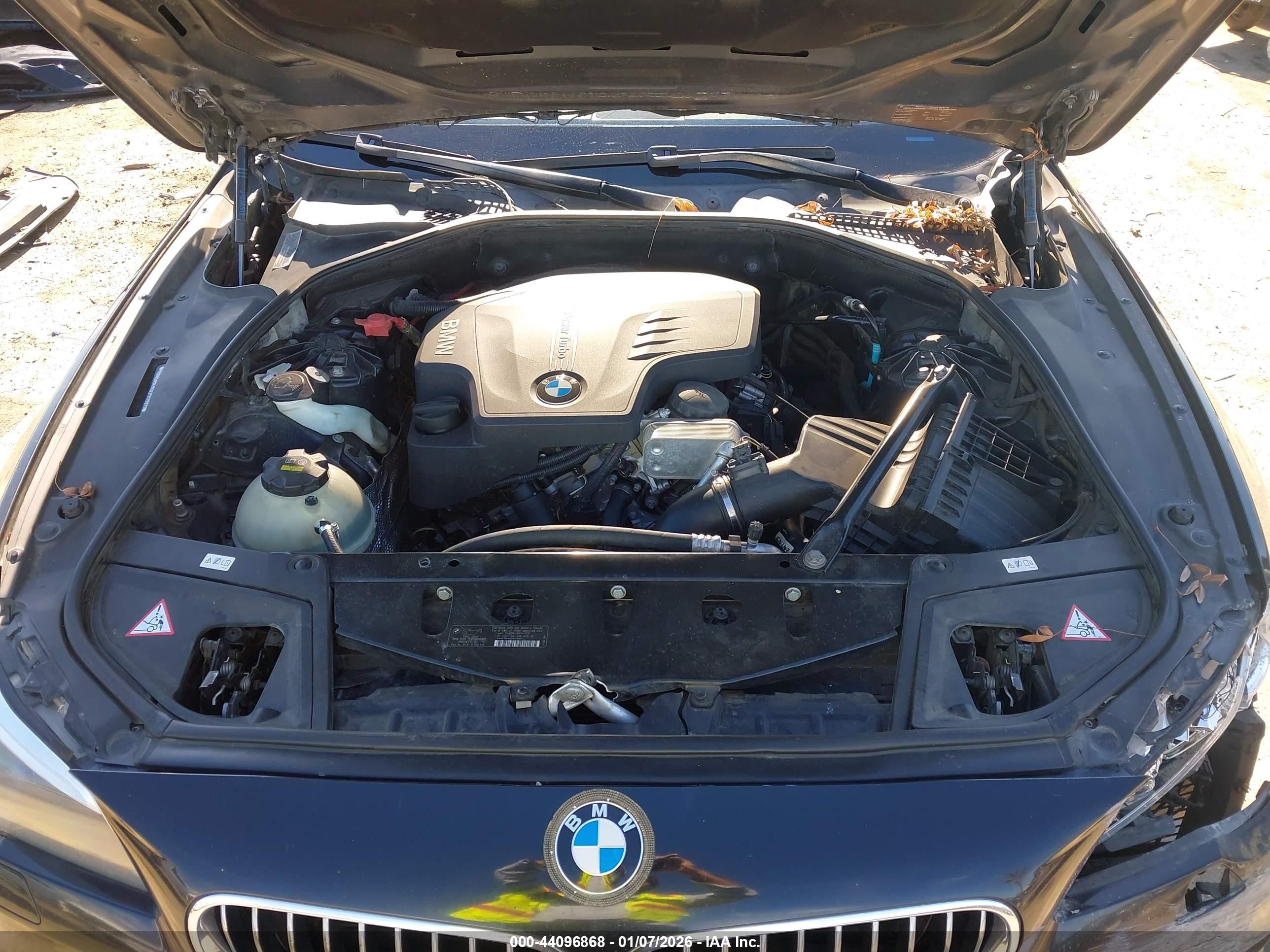 2014 Bmw 528i   Black vin: WBA5A5C50ED509011