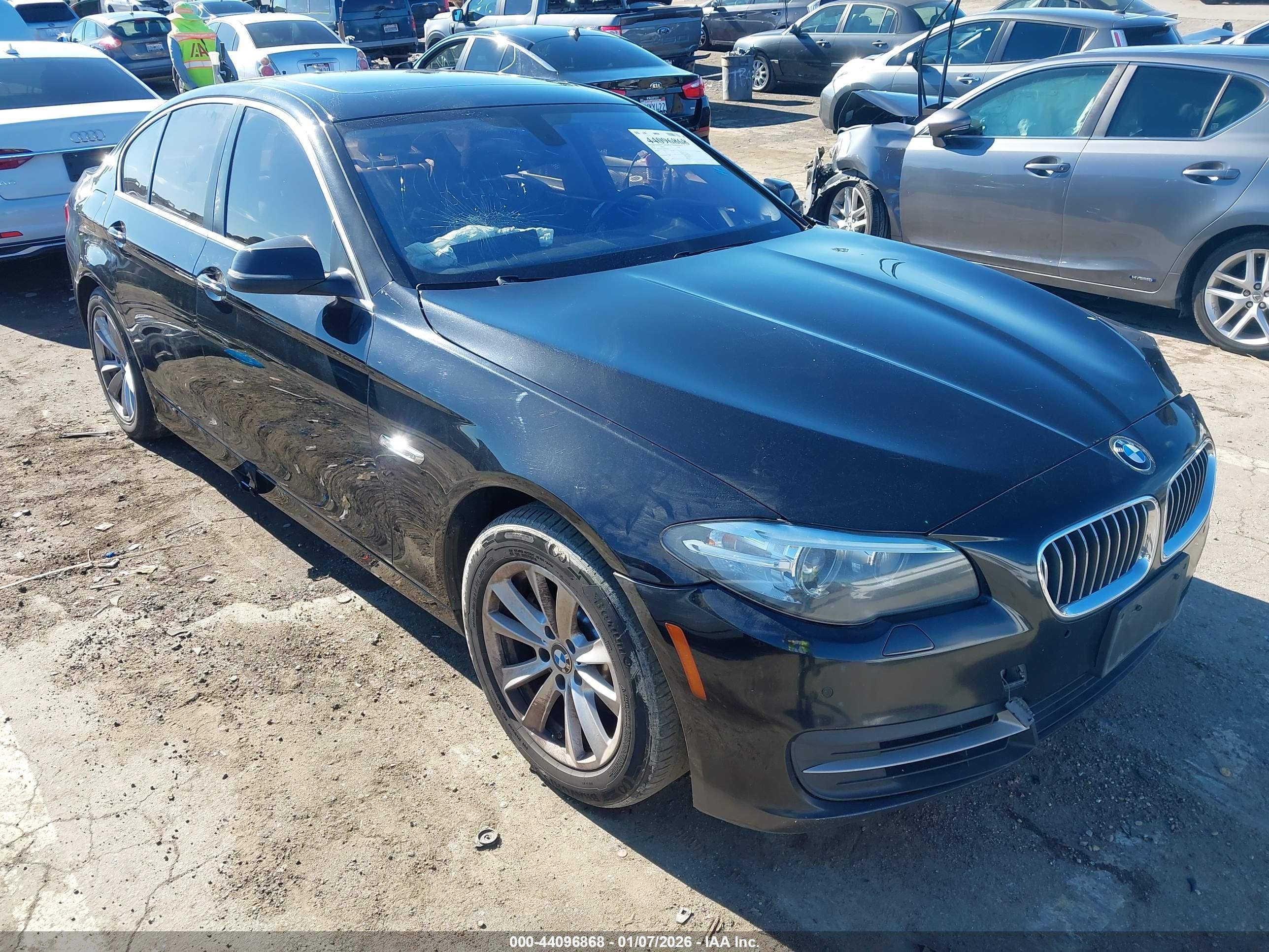 2014 Bmw 528i   Black vin: WBA5A5C50ED509011