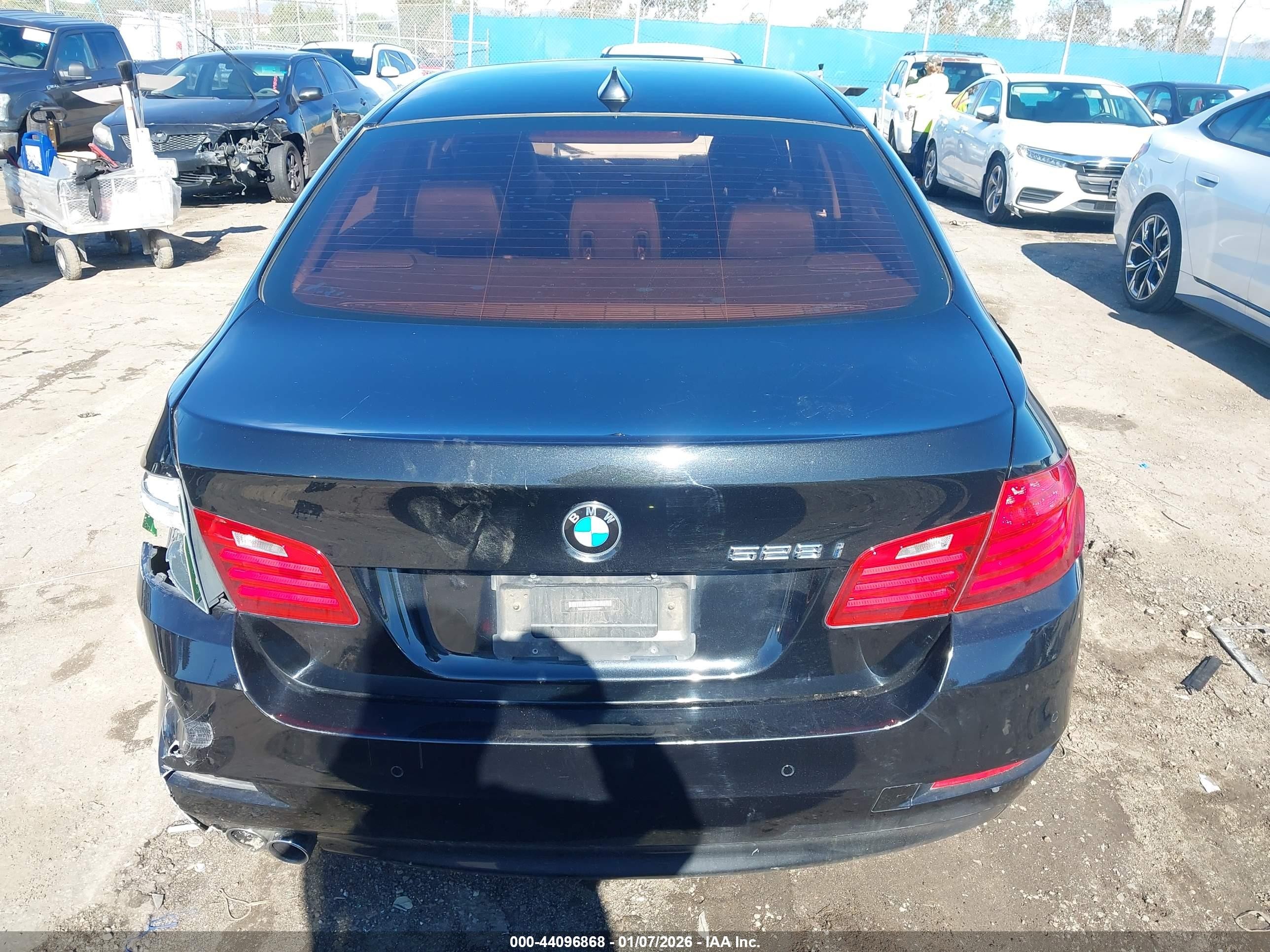 2014 Bmw 528i   Black vin: WBA5A5C50ED509011
