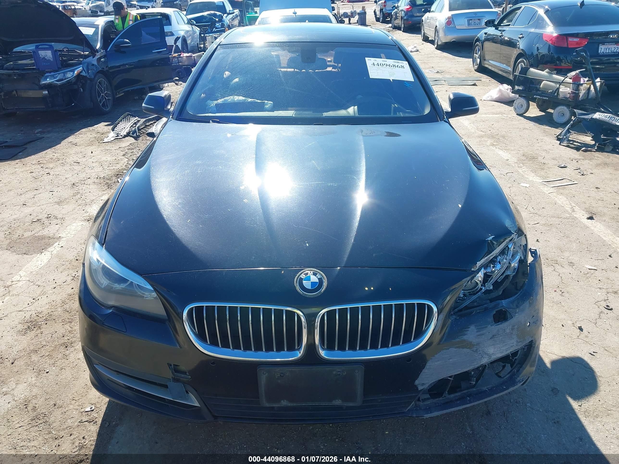 2014 Bmw 528i   Black vin: WBA5A5C50ED509011