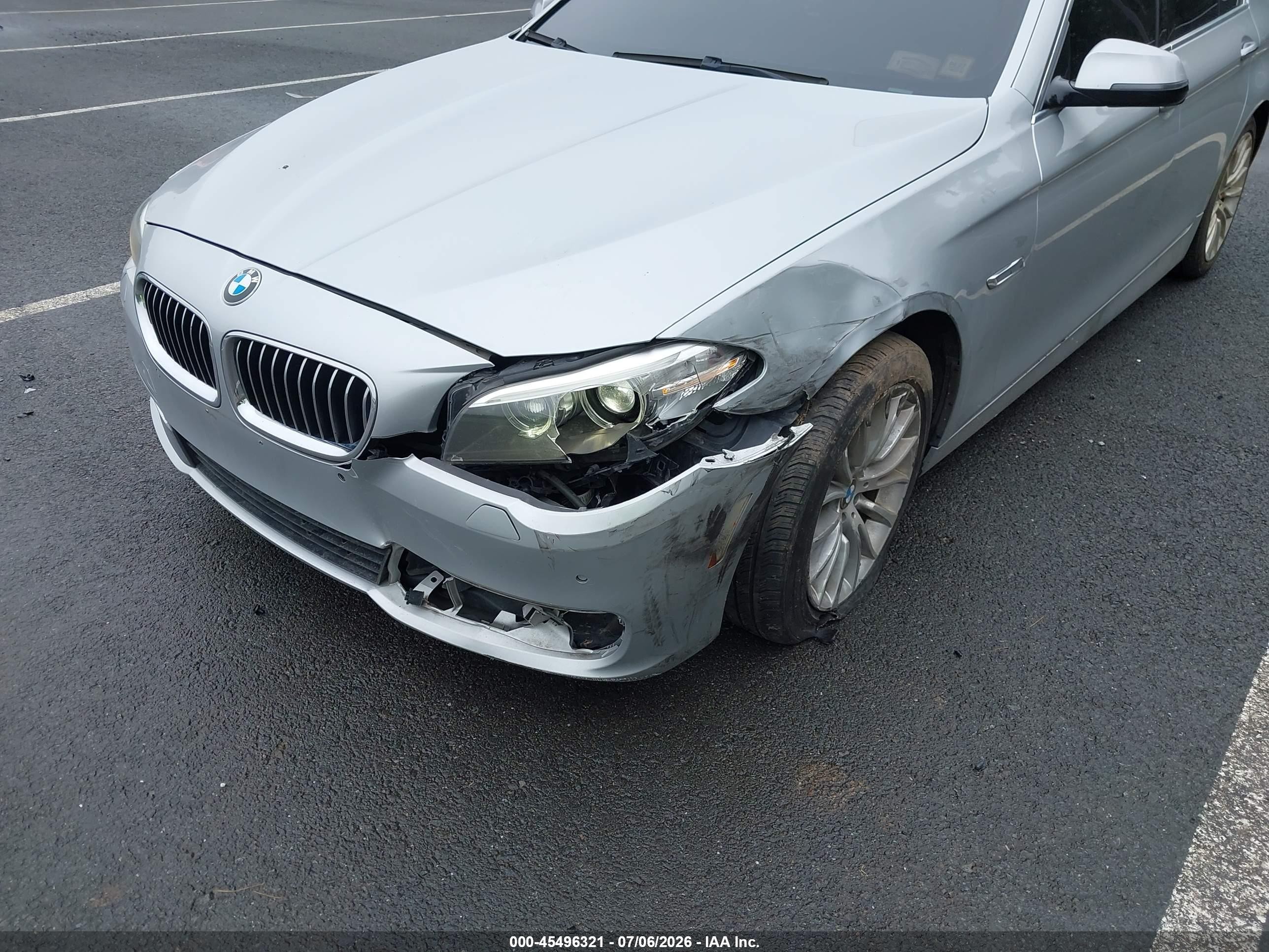 2015 Bmw 528i   Gray vin: WBA5A5C50FD512976